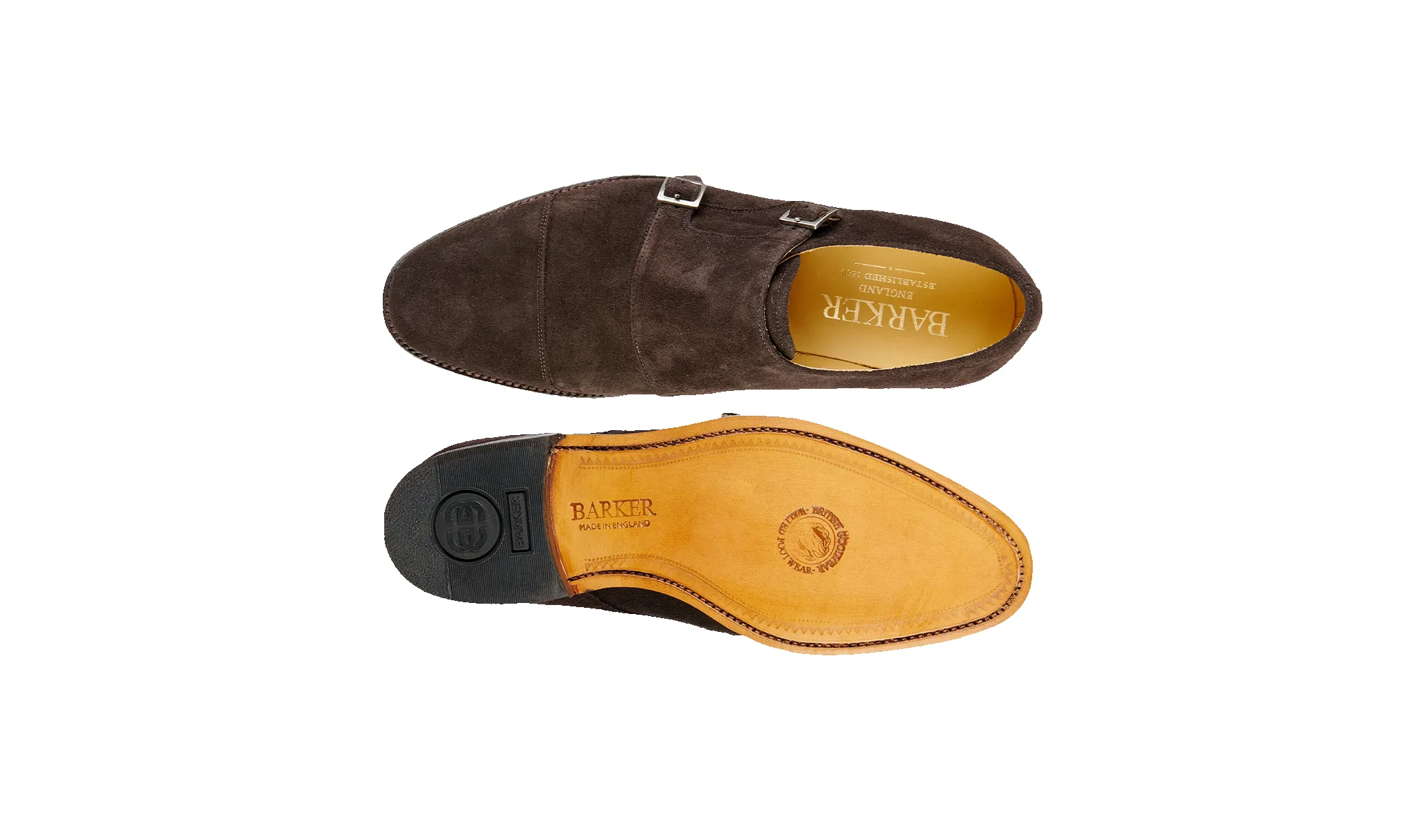 Tunstall - Ebano Suede sold by Barker Shoes product image thumbnail 4