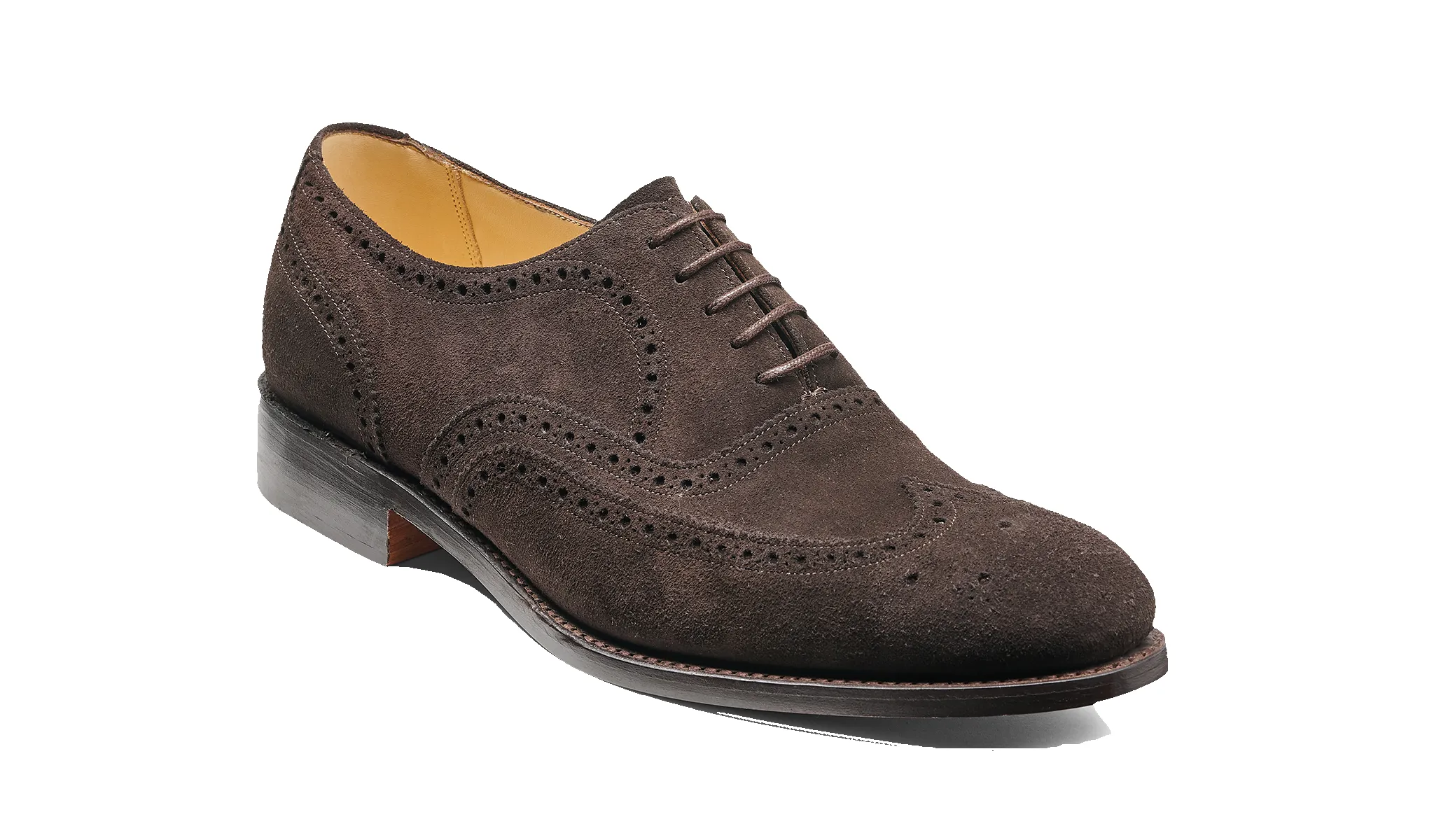 Malton - Ebano Suede sold by Barker Shoes