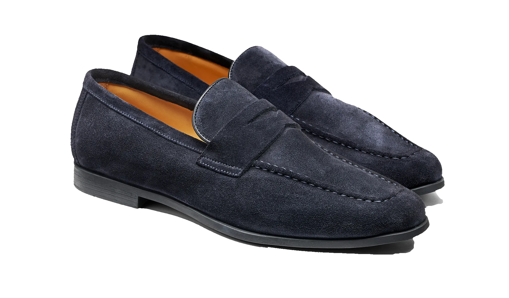 Capri - Navy Suede sold by Barker Shoes product image thumbnail 3
