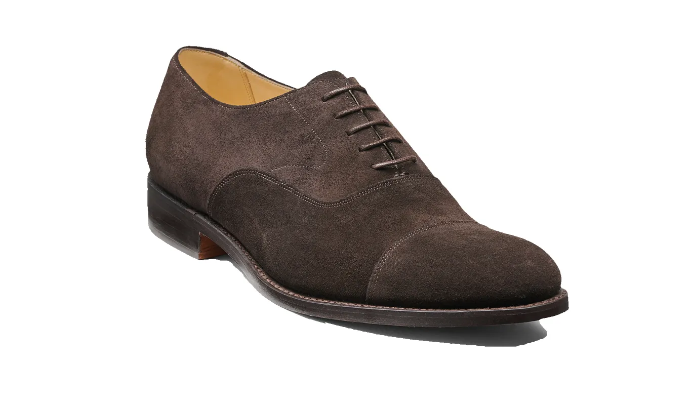 Malvern - Ebano Suede sold by Barker Shoes