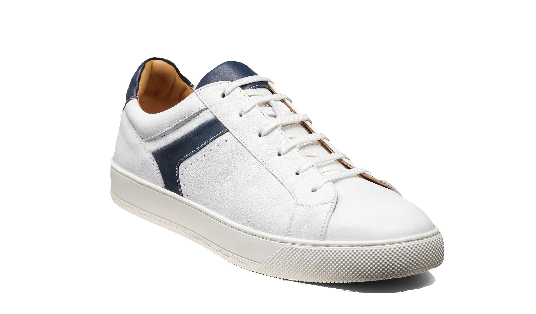 Skylar - White Navy sold by Barker Shoes