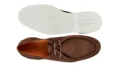 Vigo - Coffee Suede White Sole sold by Barker Shoes