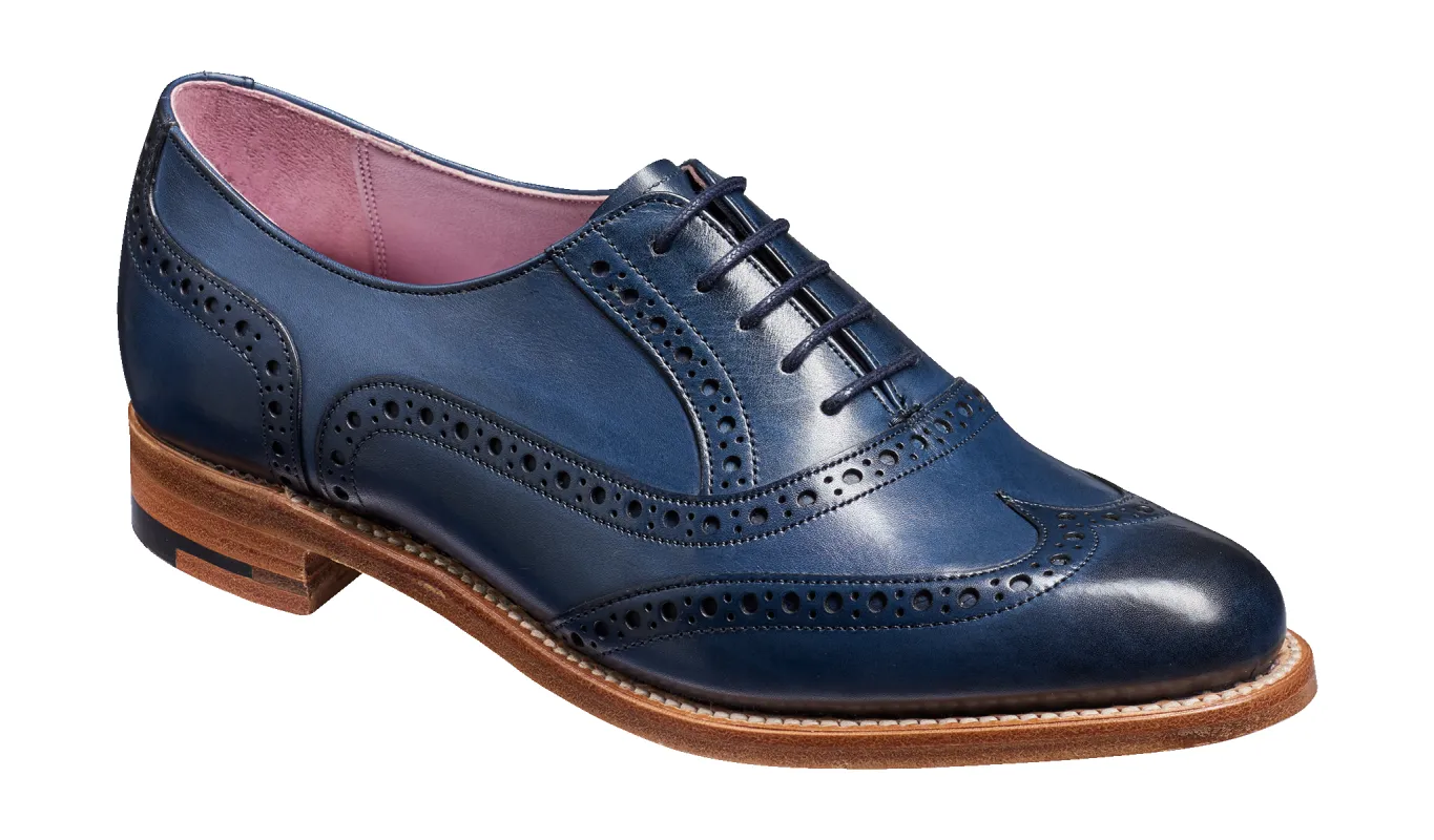 Fearne - Navy / Hand Painted sold by Barker Shoes