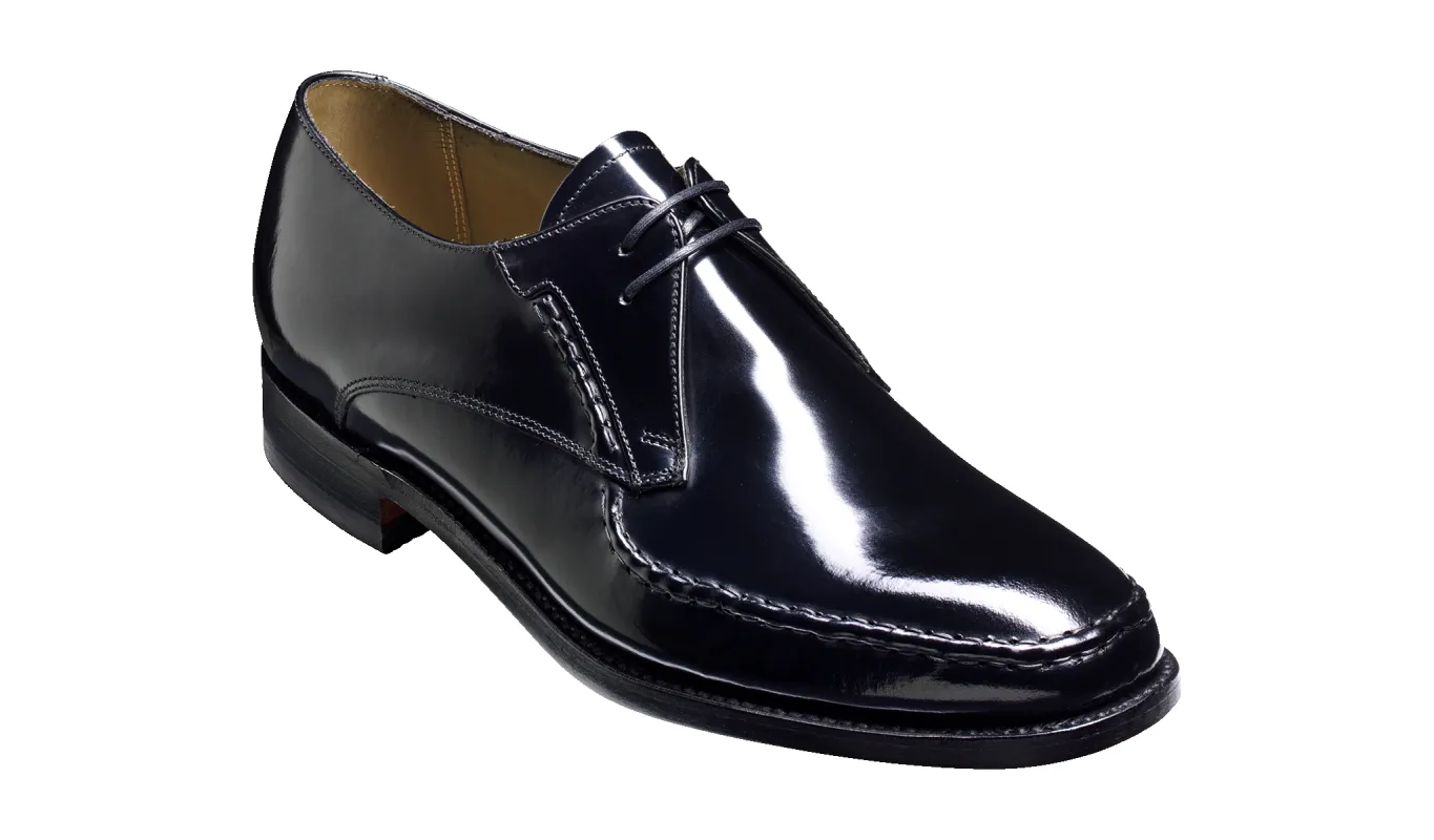 Pitney - Black Hi-Shine sold by Barker Shoes