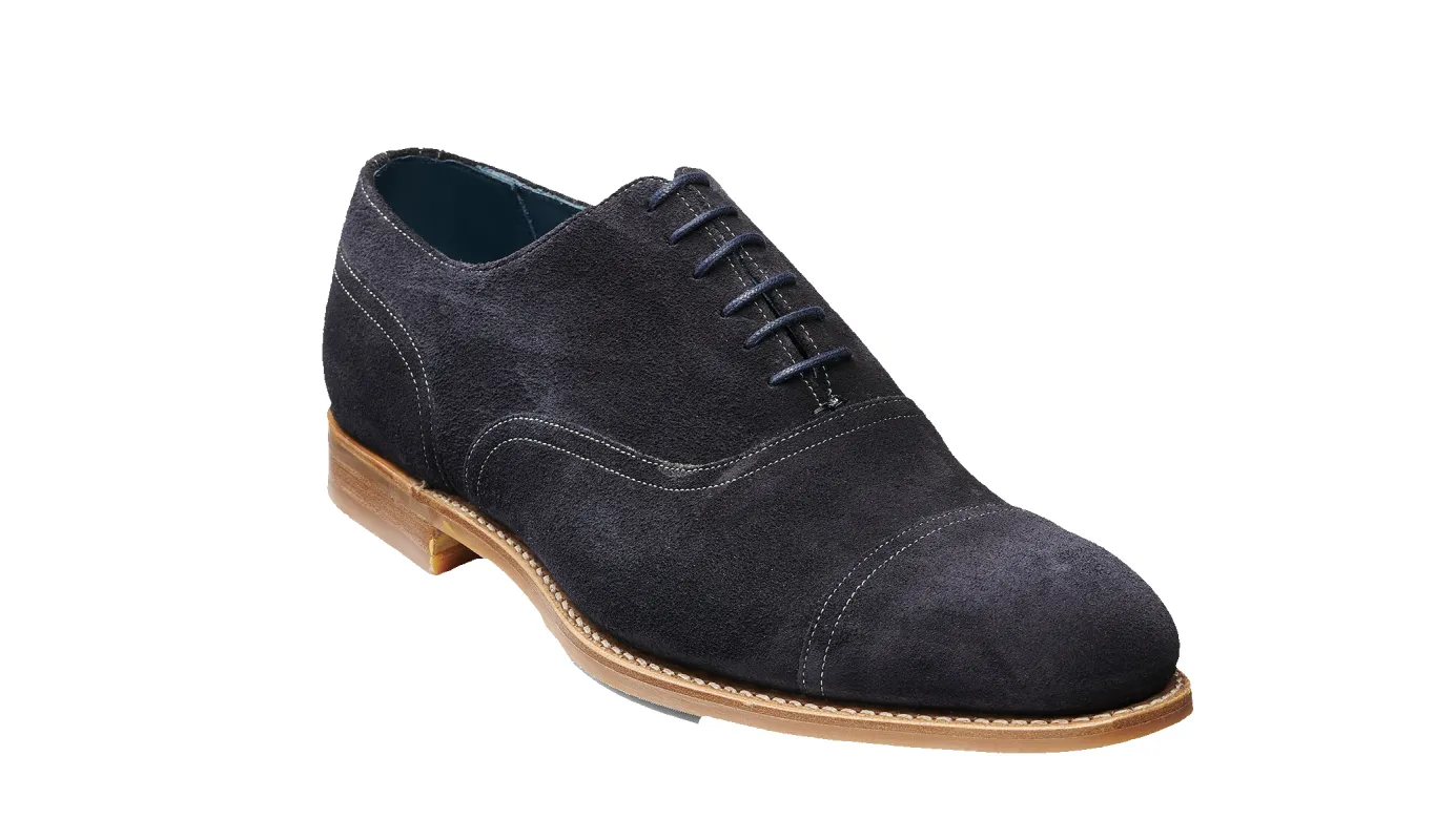 Pullman - Navy Suede sold by Barker Shoes