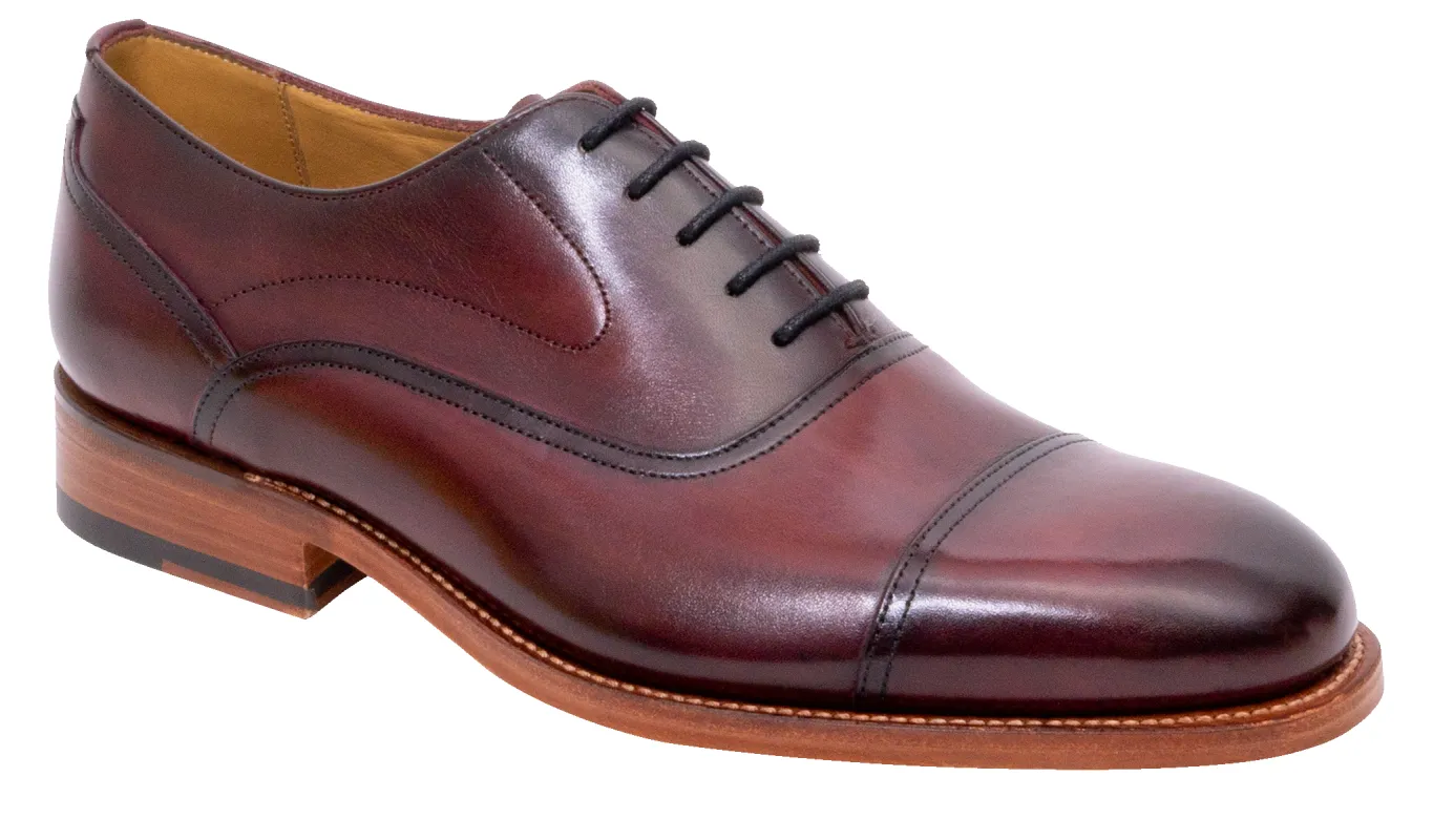 Cherwell- Hand Brushed Burgundy sold by Barker Shoes