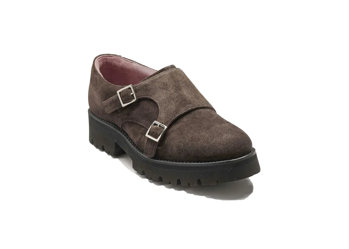 Sandie - Mokka Suede sold by Barker Shoes