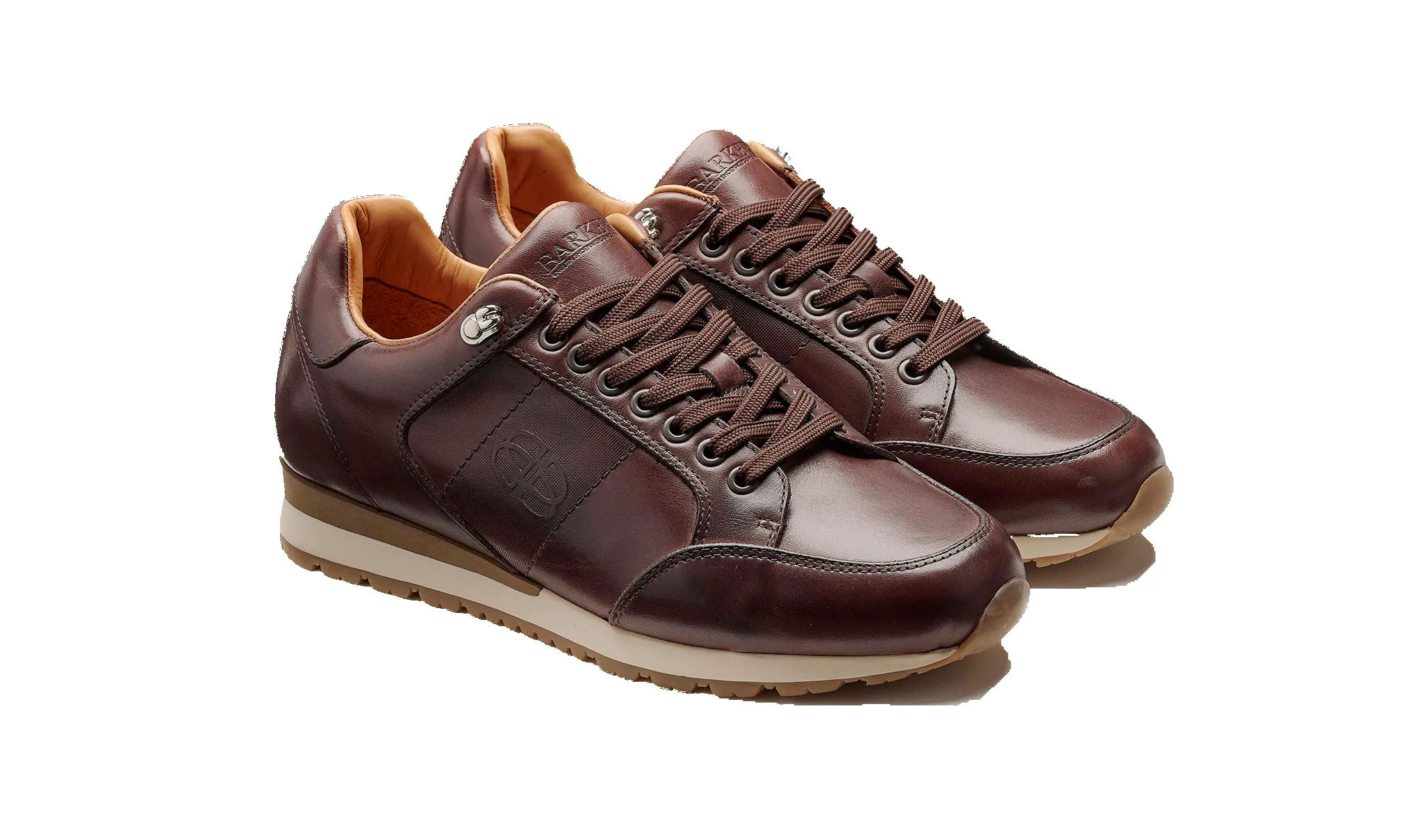 Seb - Walnut Calf sold by Barker Shoes