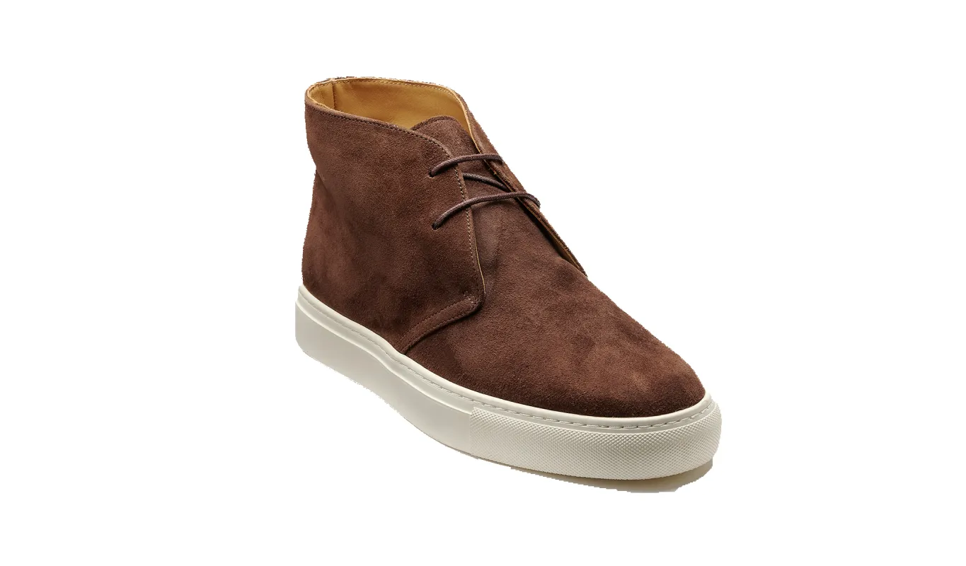 Orlando - Ebony Kid Suede sold by Barker Shoes