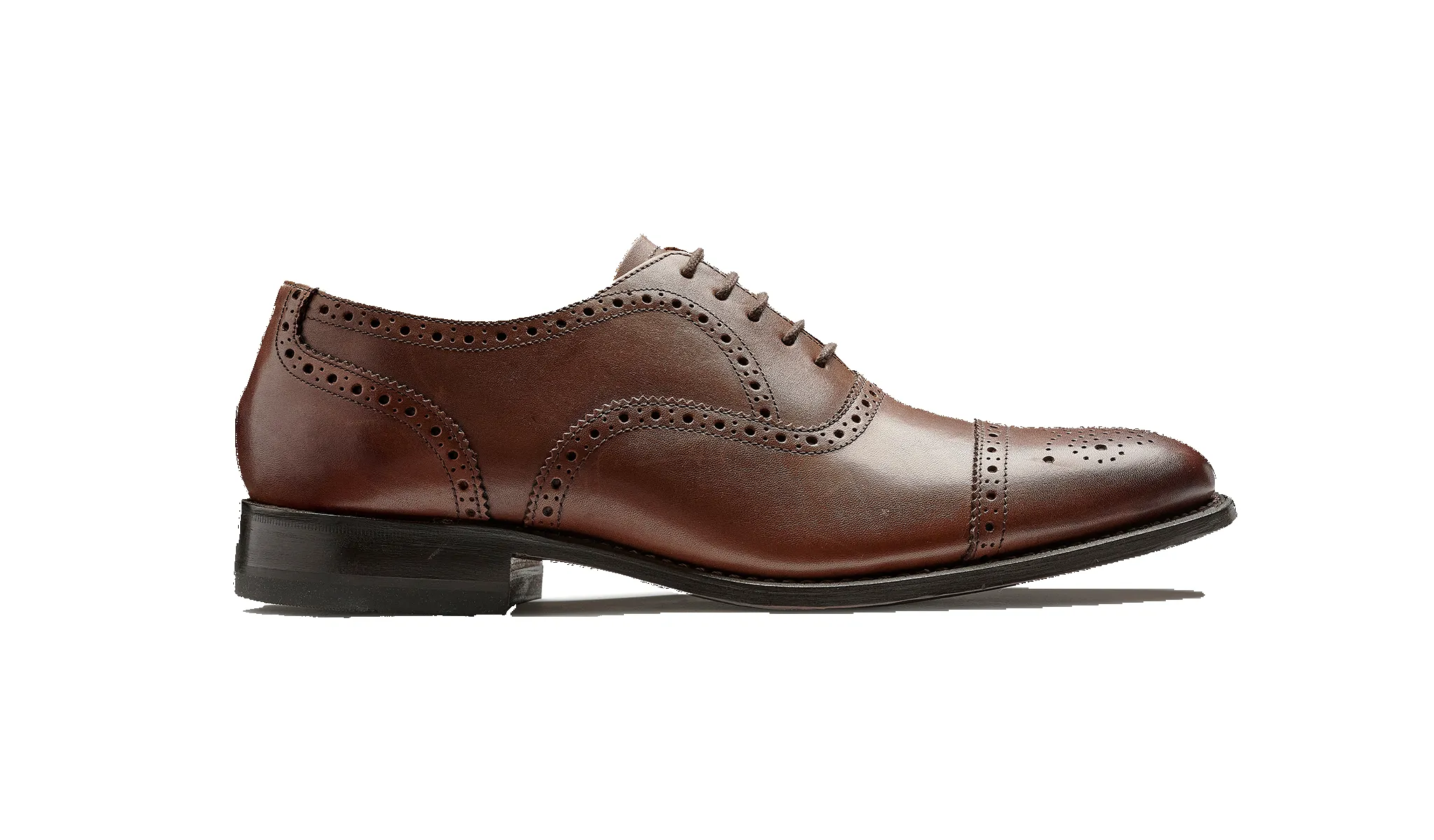 Oxford Brogue - Dark Tan Calf sold by Barker Shoes product image thumbnail 3