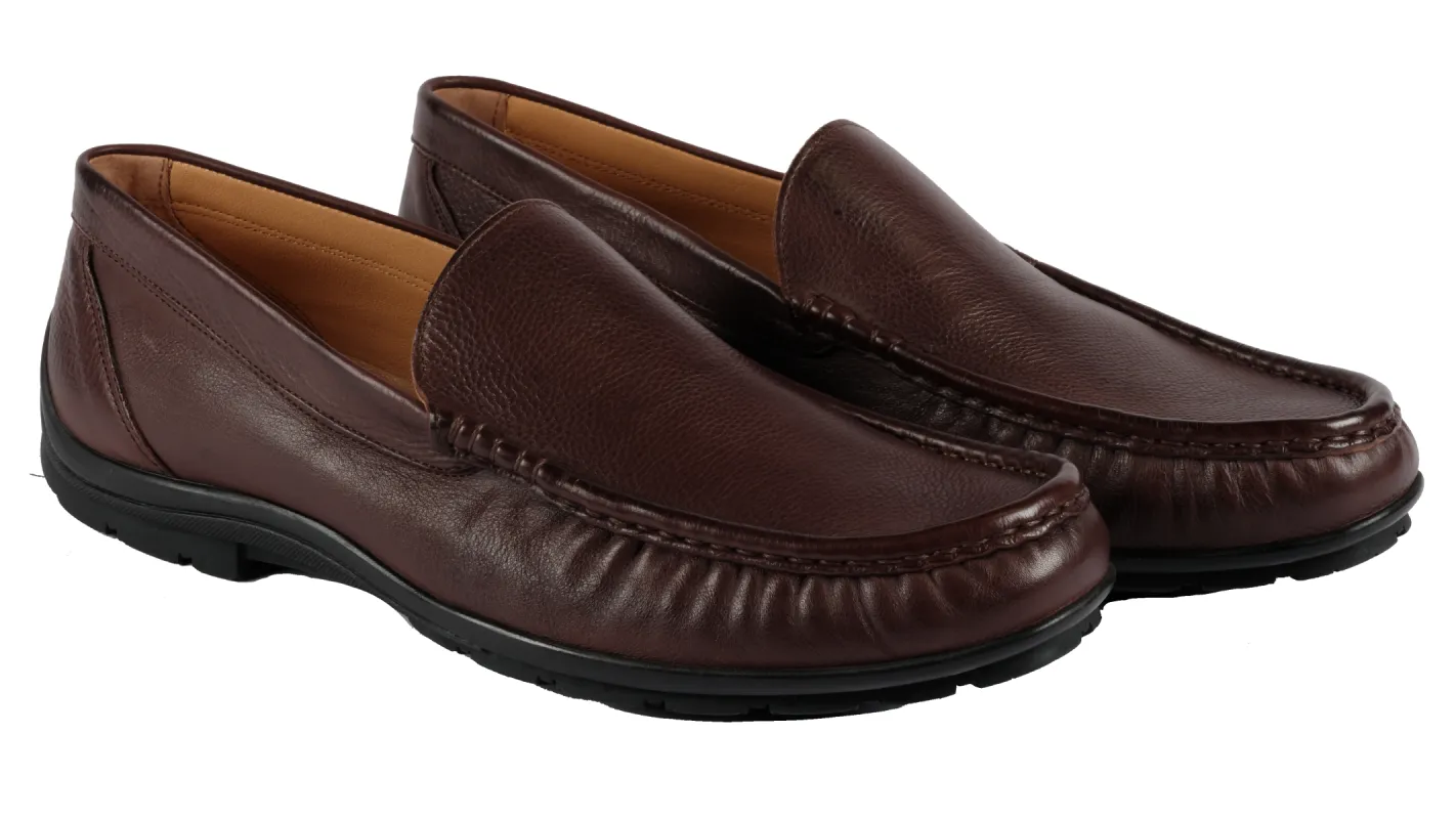 Foulard Choco - Brown Leather Softie sold by Barker Shoes