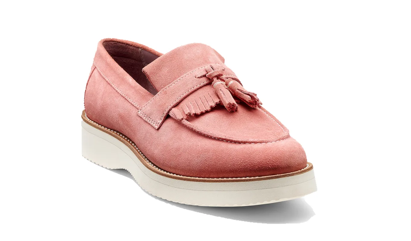 Abbie - Pink Suede sold by Barker Shoes