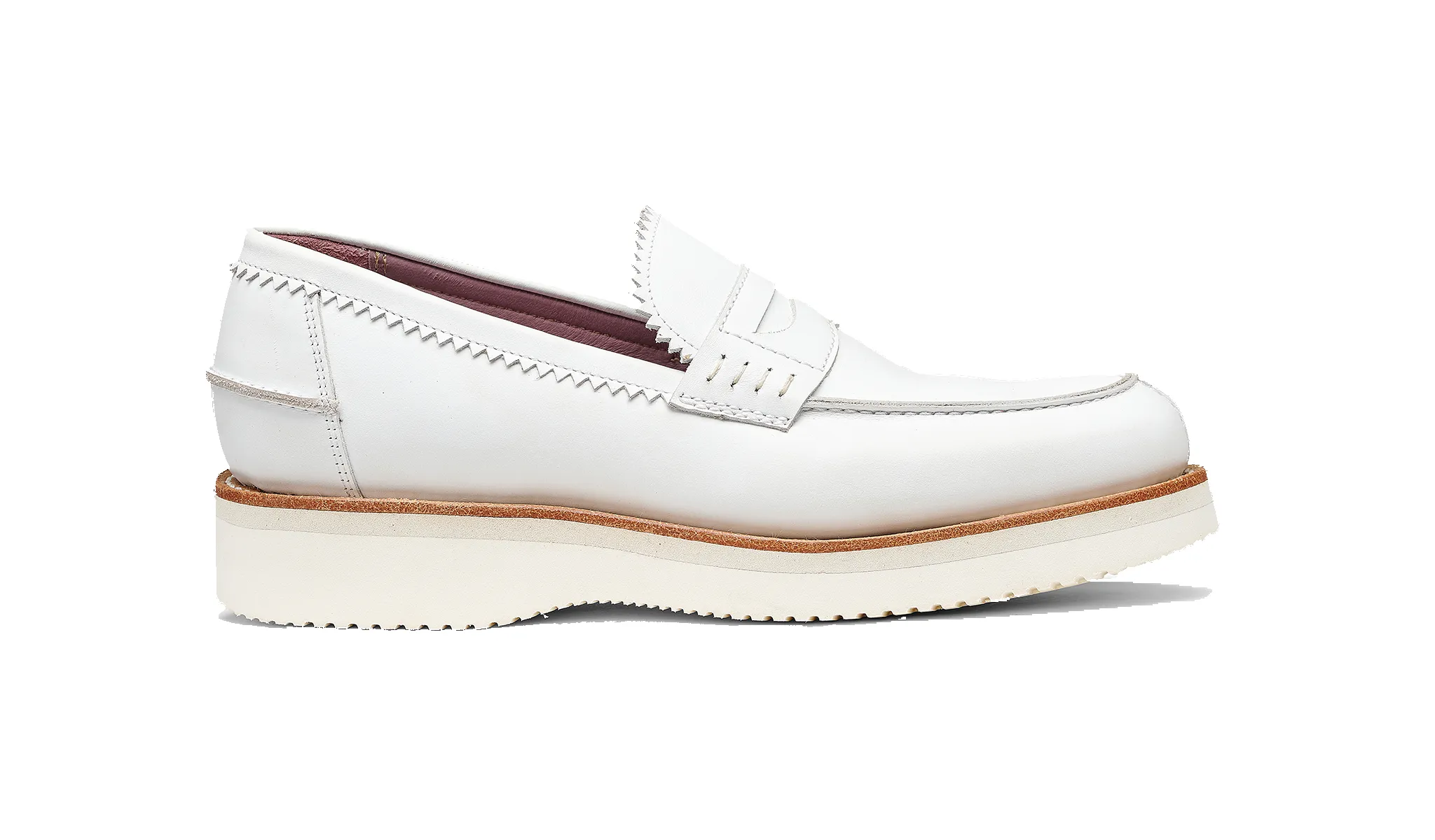 Maddie - White Leather sold by Barker Shoes product image thumbnail 3