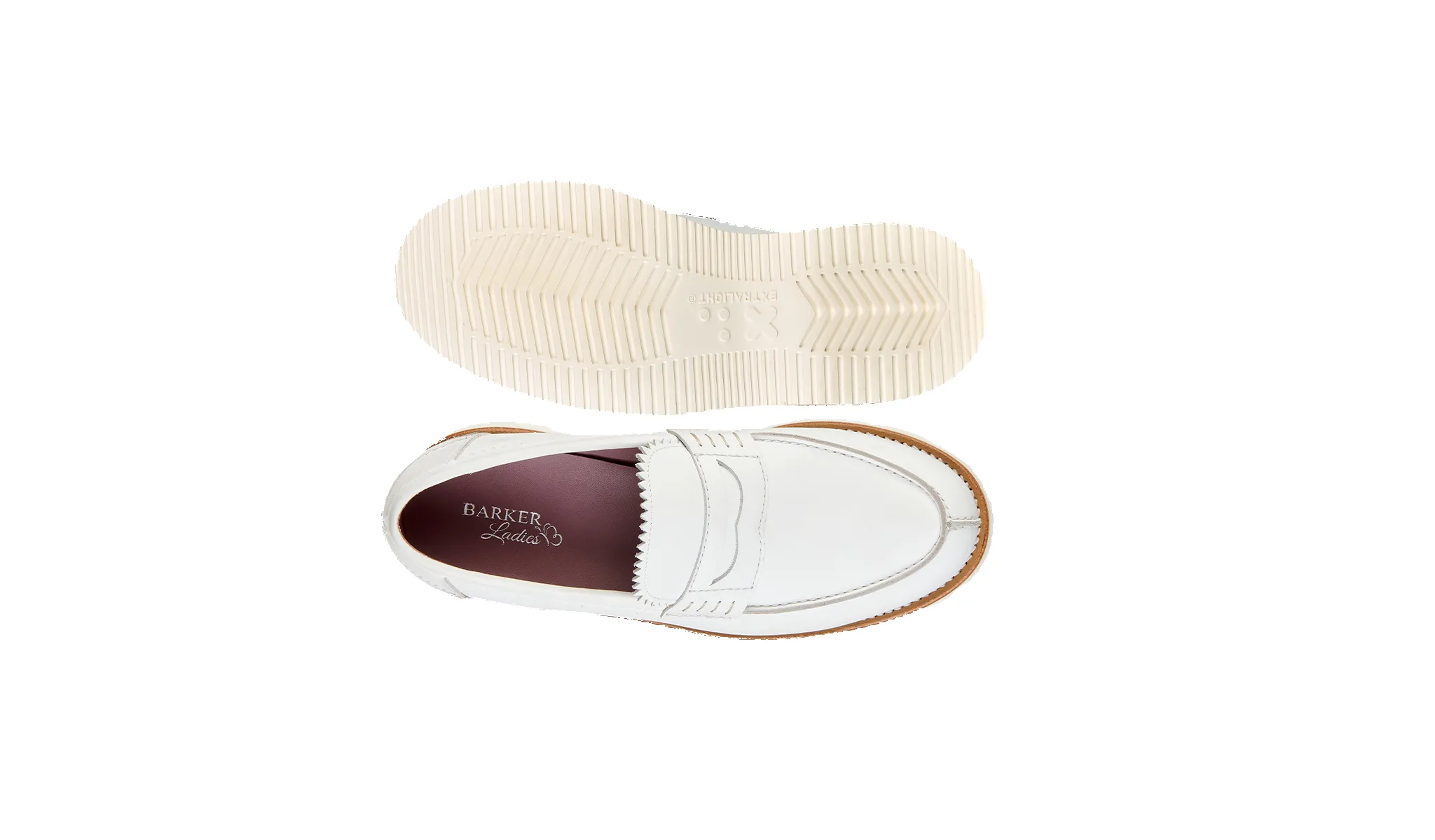 Maddie - White Leather sold by Barker Shoes product image thumbnail 4