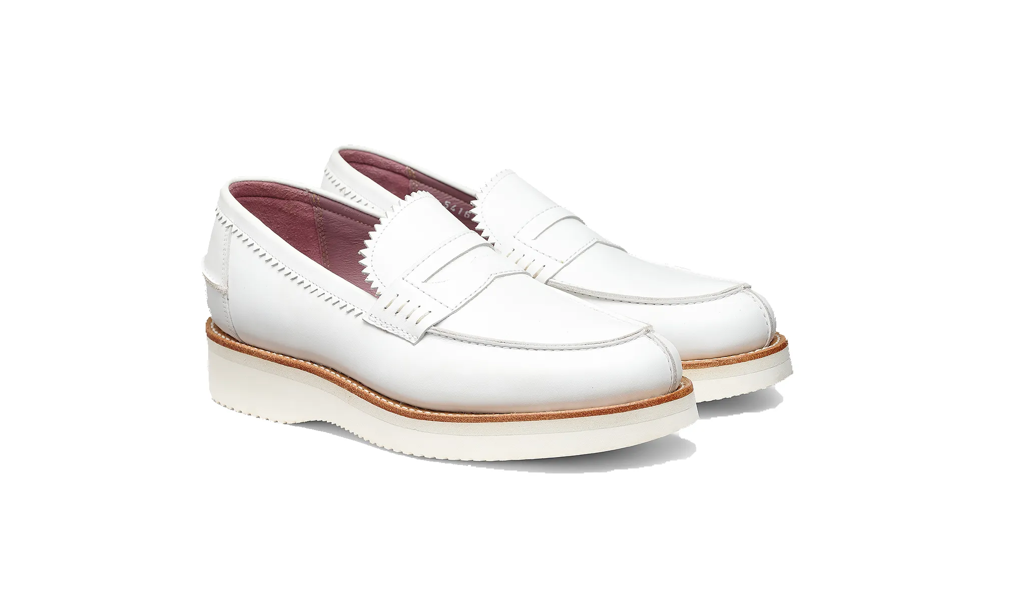 Maddie - White Leather sold by Barker Shoes product image thumbnail 2