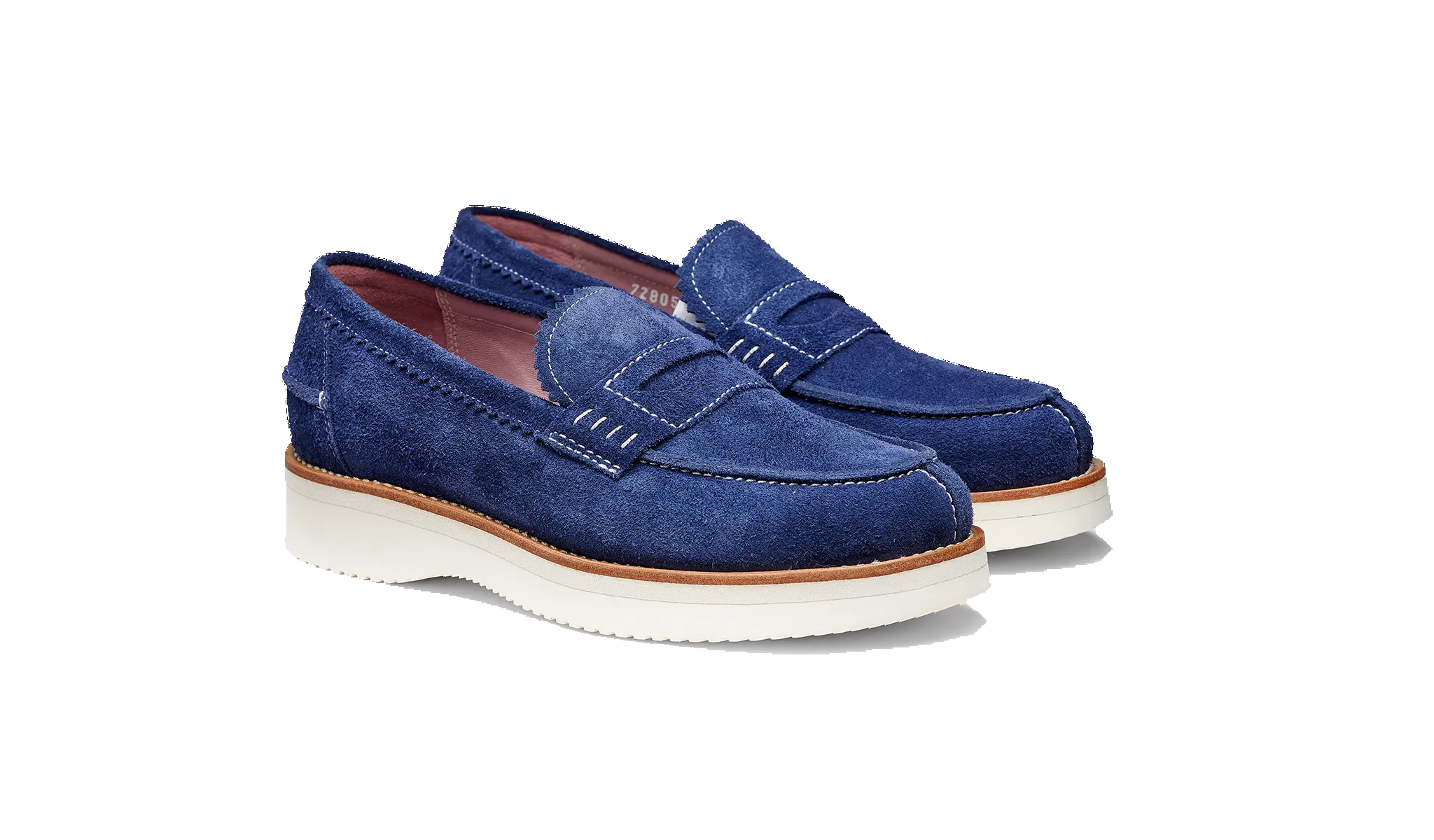 Maddie - Navy Suede sold by Barker Shoes product image thumbnail 2