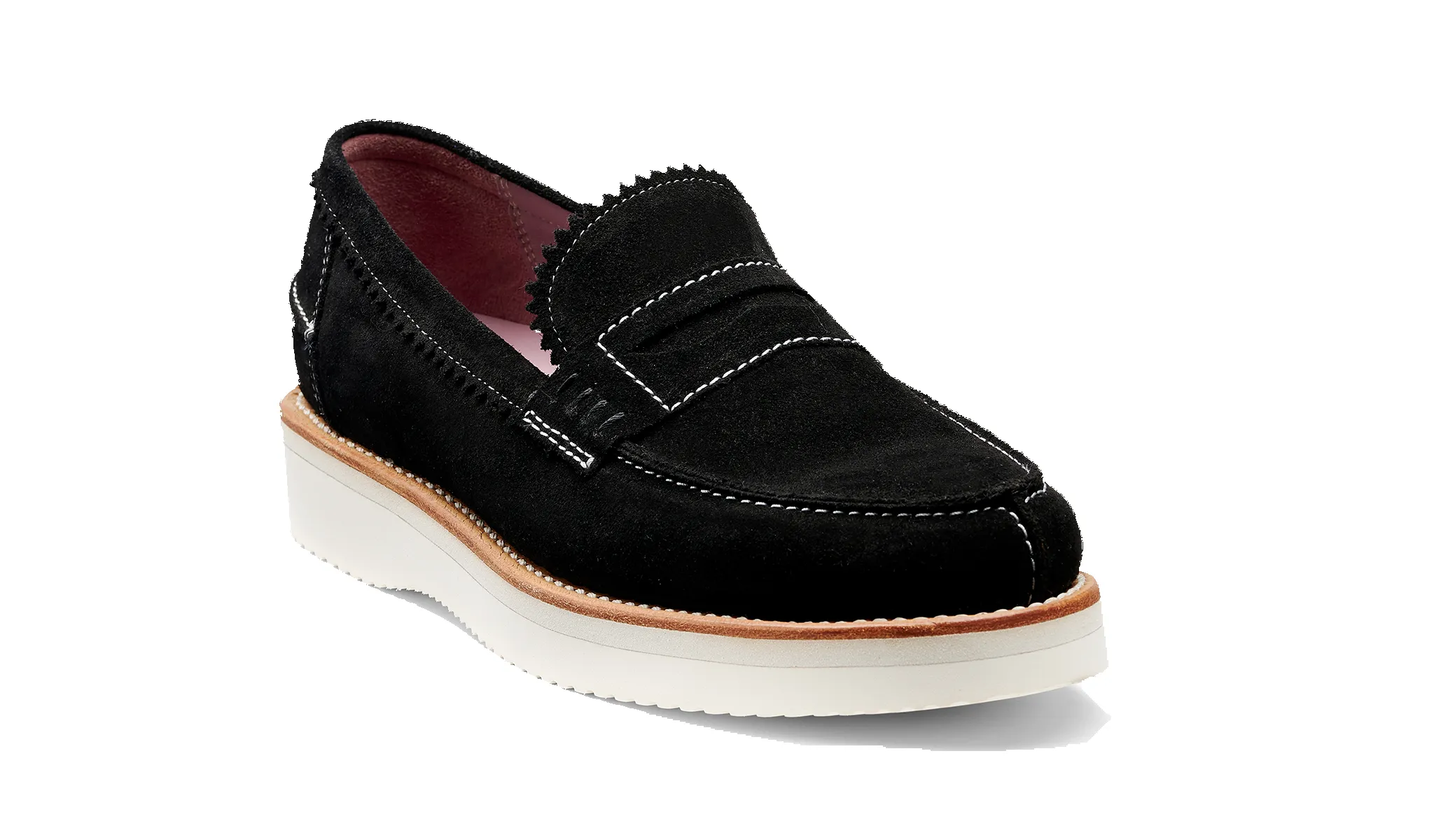 Maddie - Black Suede sold by Barker Shoes