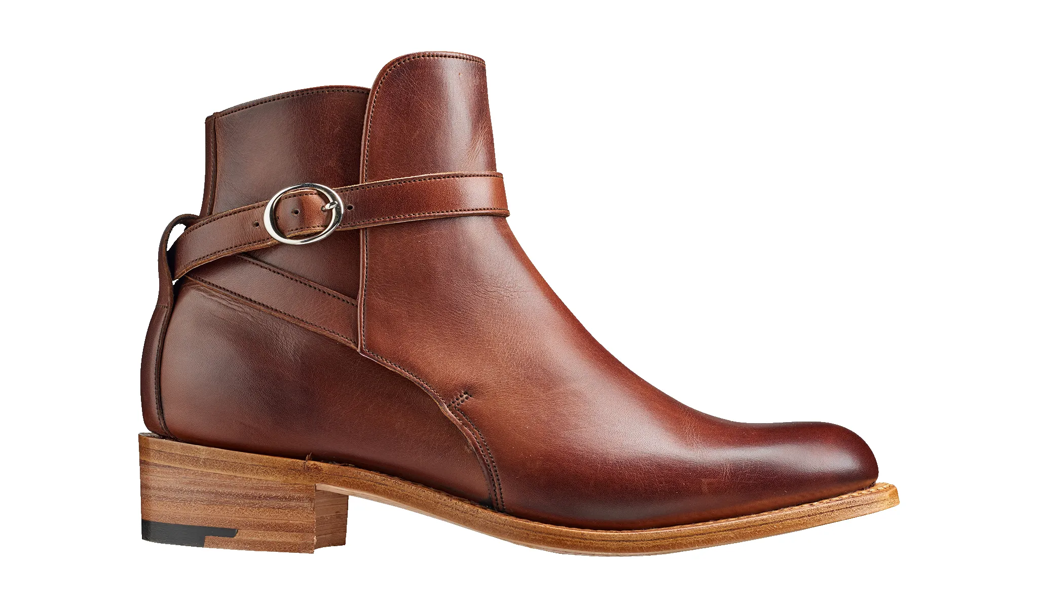 Mae - Walnut Calf Walnut Strap sold by Barker Shoes product image thumbnail 2