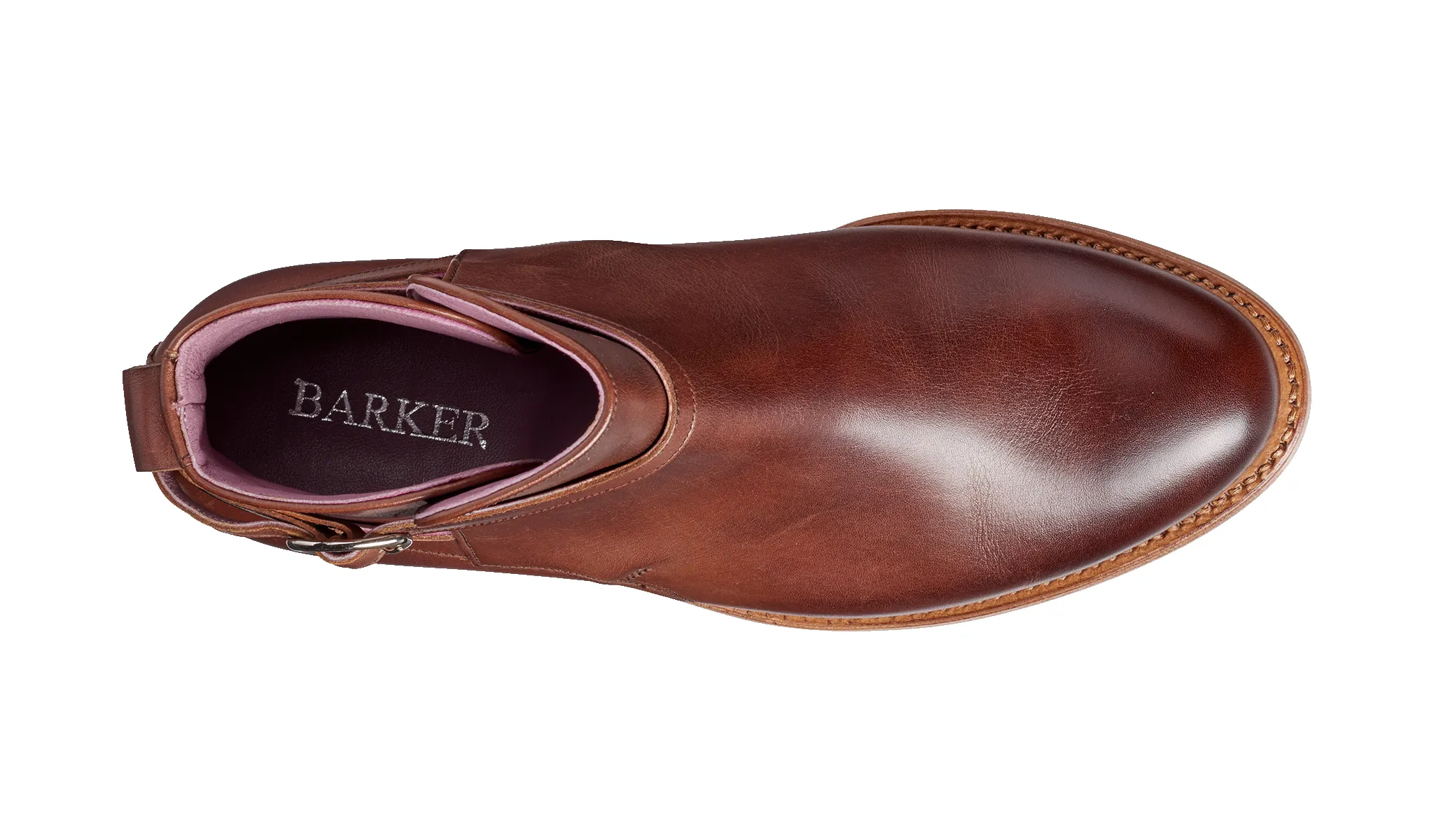 Mae - Walnut Calf Walnut Strap sold by Barker Shoes product image thumbnail 3
