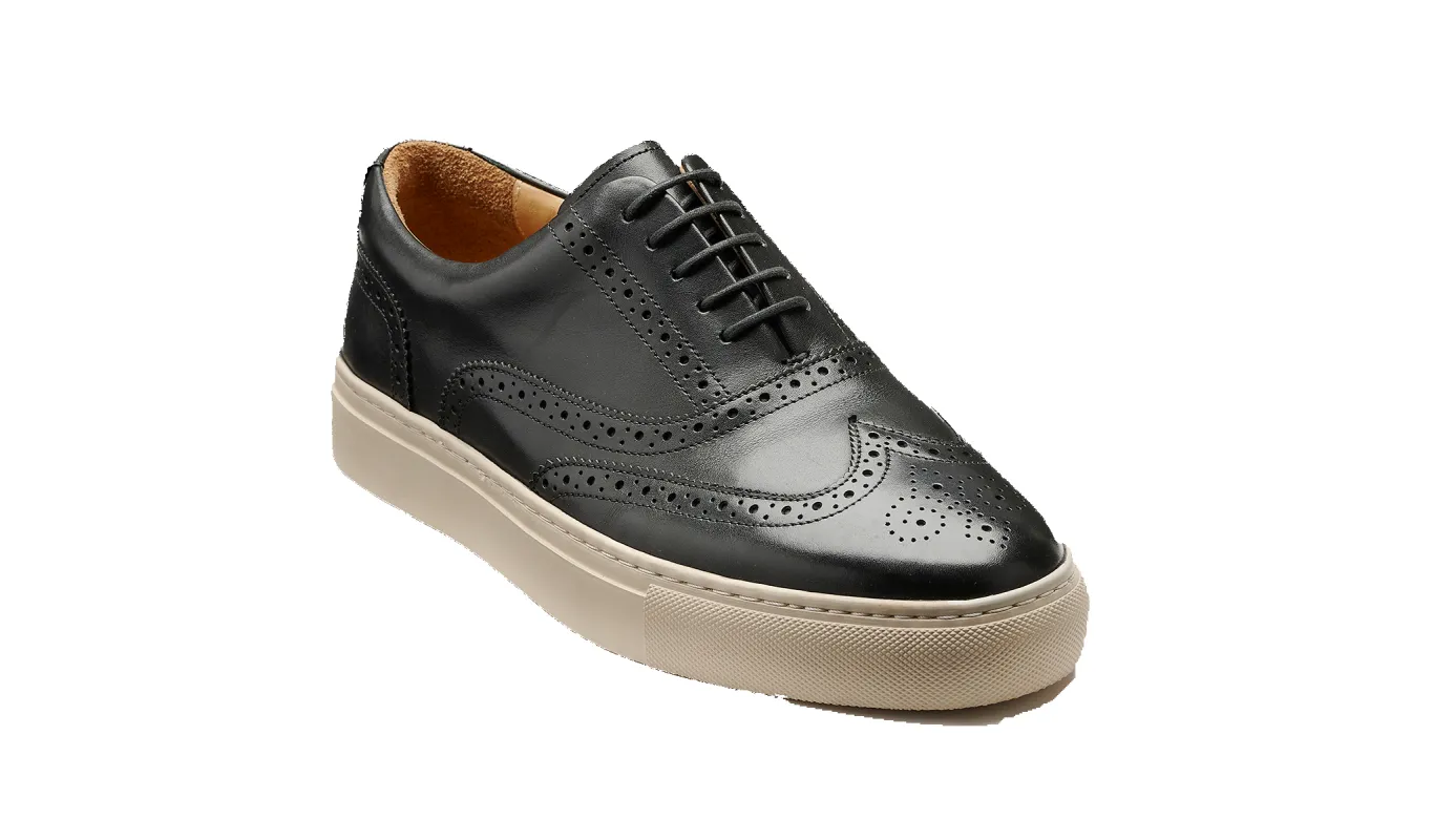 Owen - Black Calf made by Barker Shoes