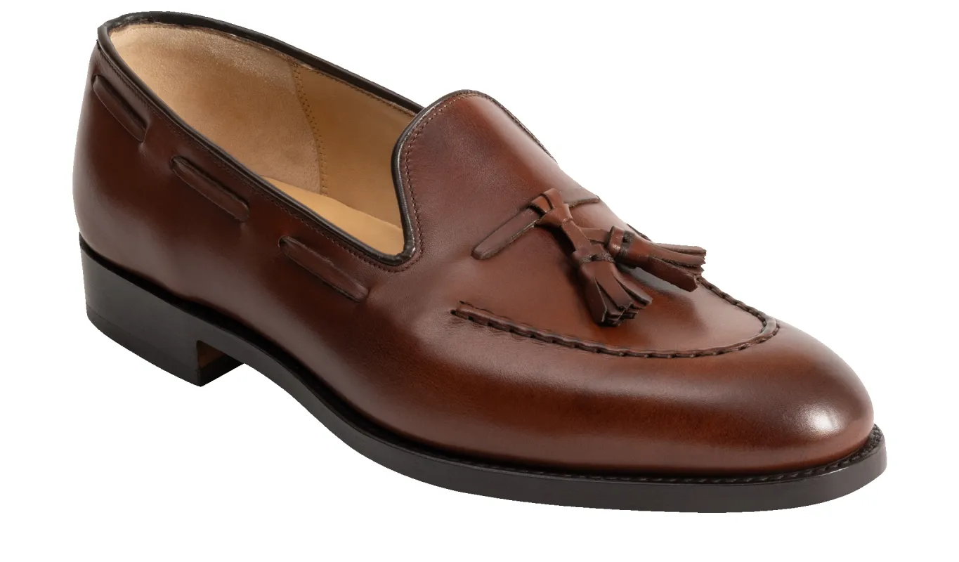 Pevesney - Dark Walnut Calf made by Barker Shoes