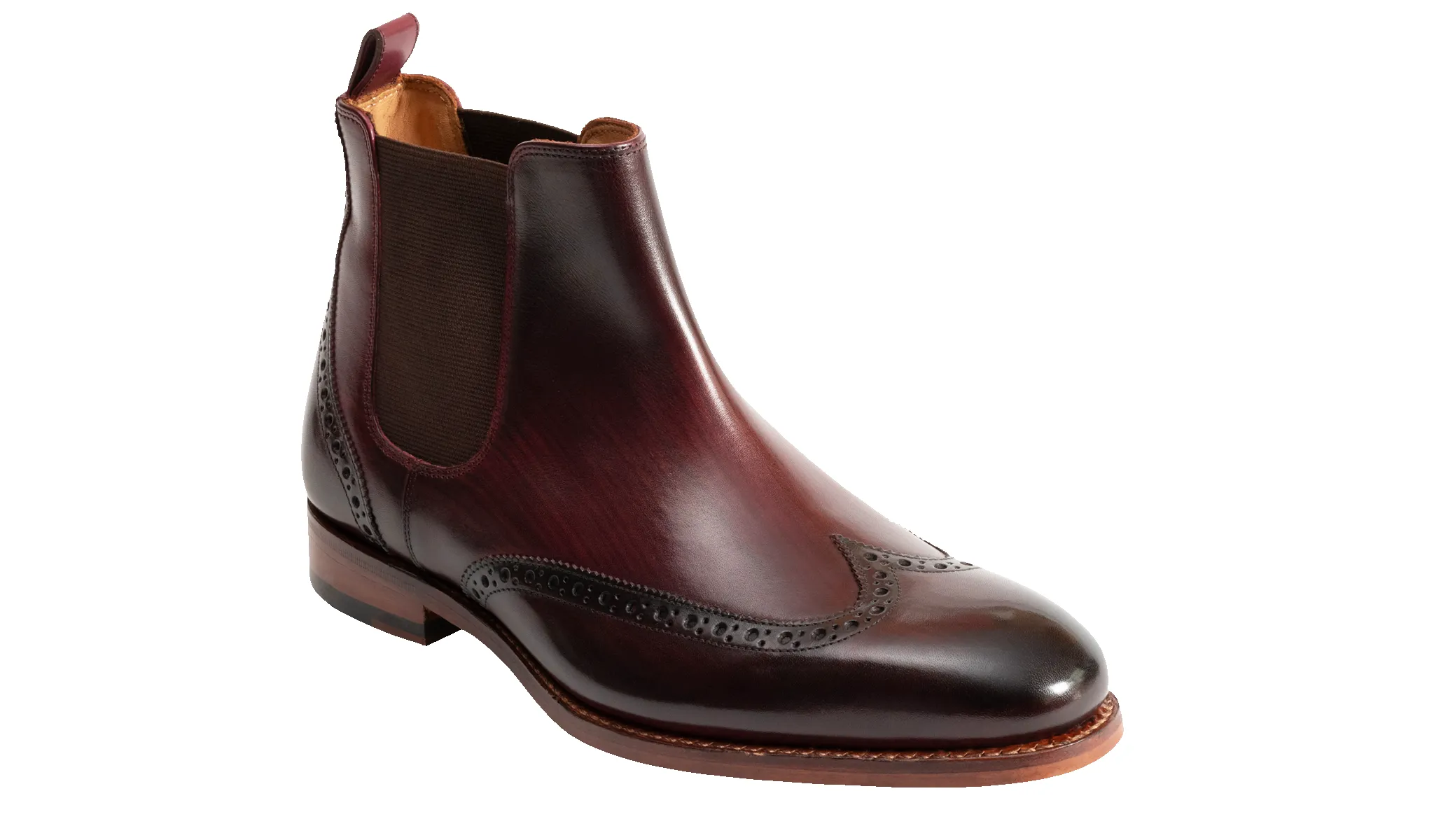 Mersey - Burgundy Hand Patina sold by Barker Shoes
