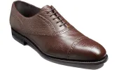 Newent - Dark Brown Deerskin sold by Barker Shoes