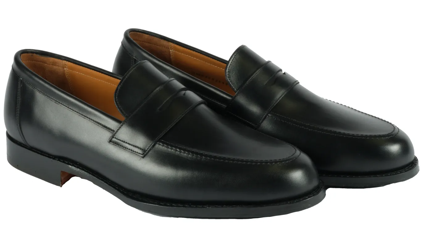 Loafer - Black Calf sold by Barker Shoes