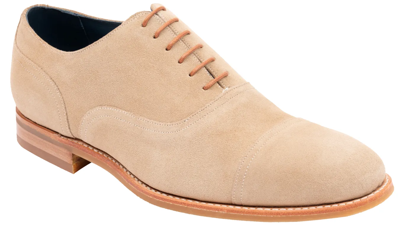 Pullman - Sand Suede made by Barker Shoes