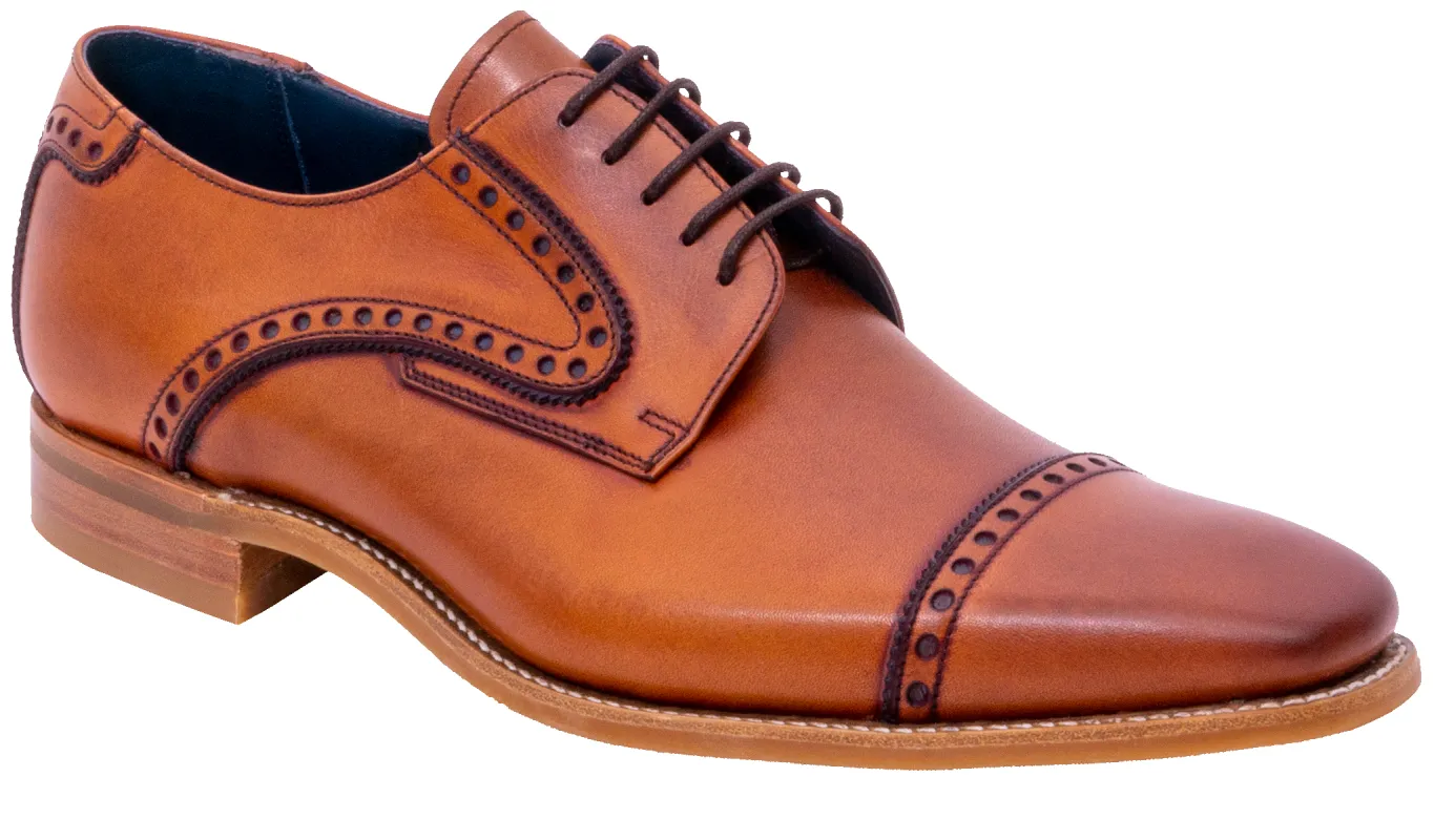 Stewart - Antique Rosewood/ Navy sold by Barker Shoes