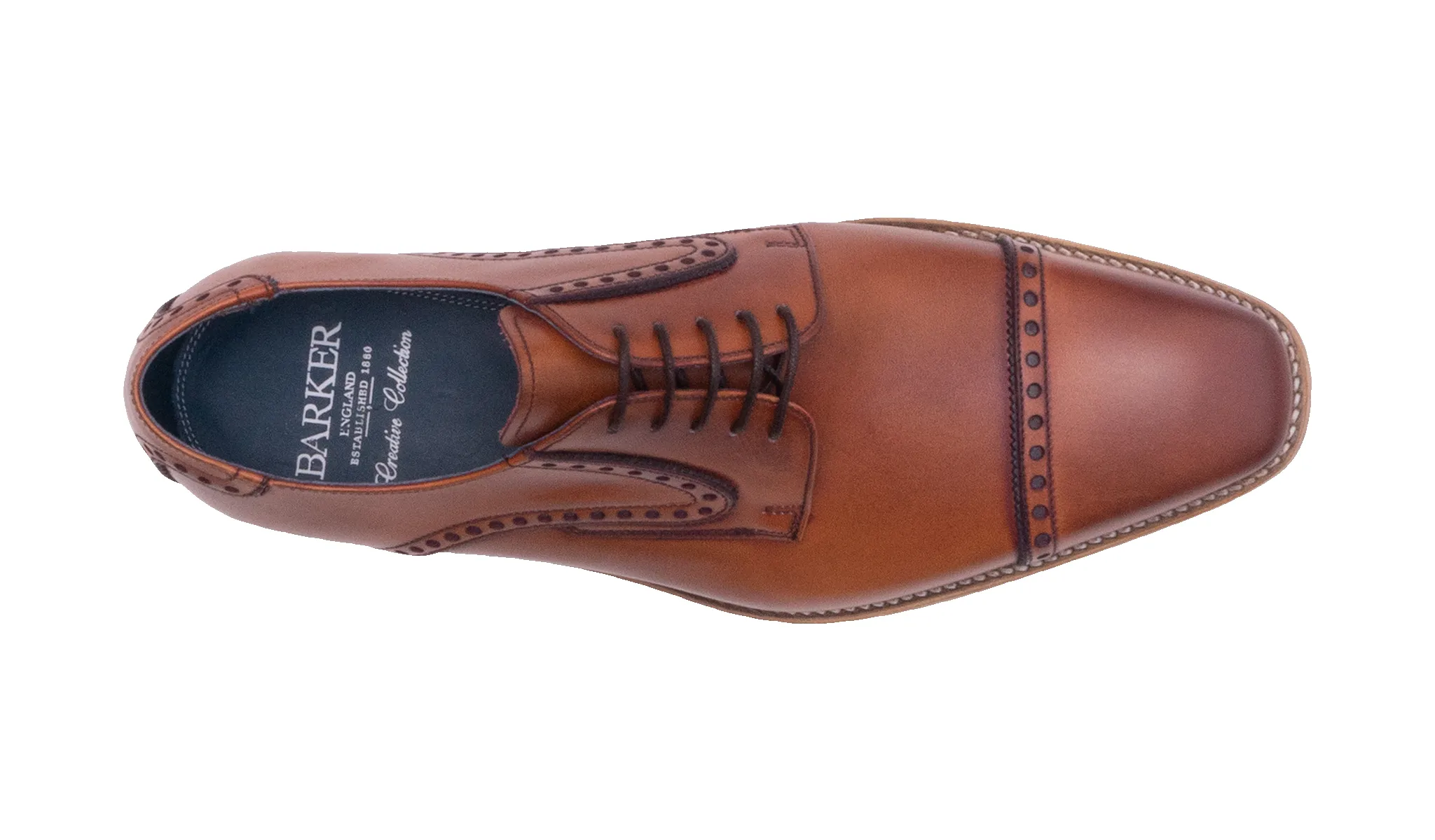 Stewart - Antique Rosewood/ Navy sold by Barker Shoes product image thumbnail 3