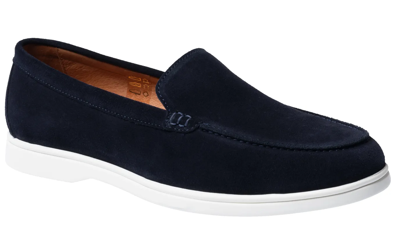 Bilbao - Navy Suede sold by Barker Shoes