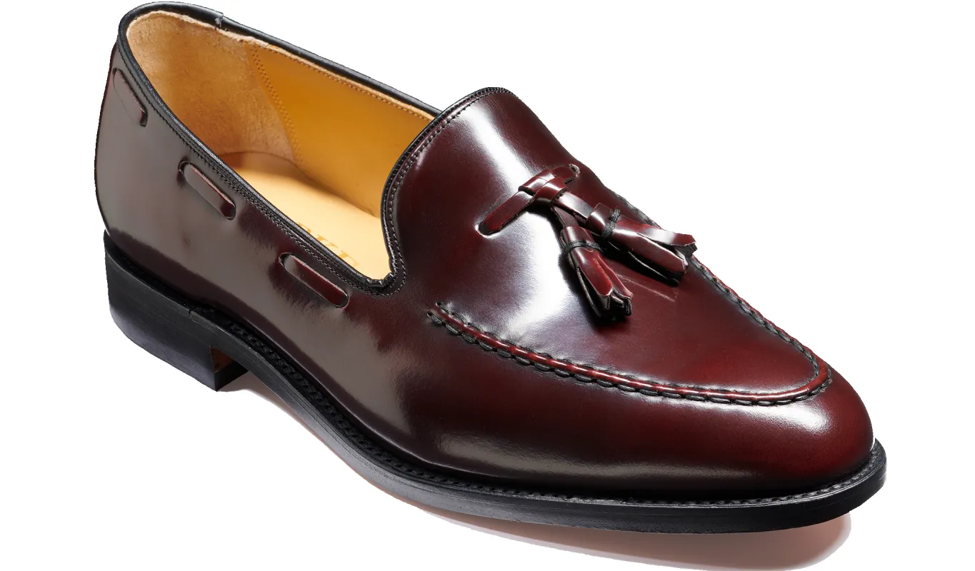 Litchfield - Burgundy Hi-Shine sold by Barker Shoes