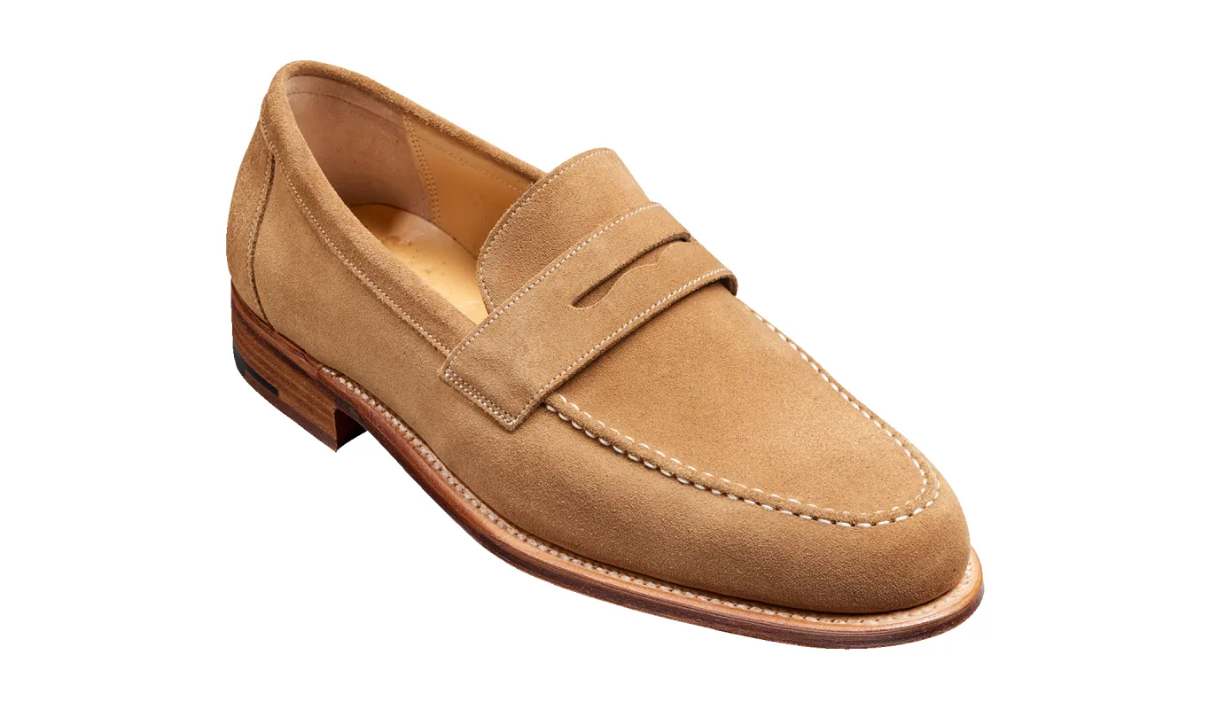 Jevington - Snuff Suede sold by Barker Shoes