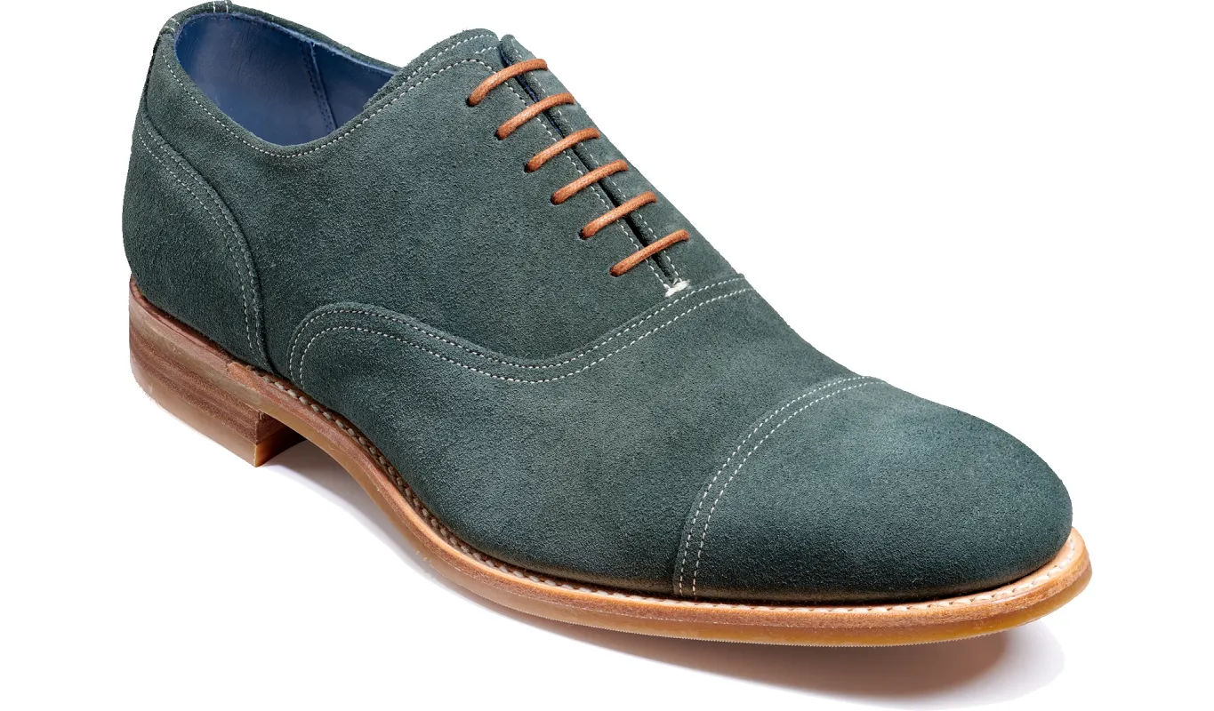 Pullman - Bottle Green Suede sold by Barker Shoes