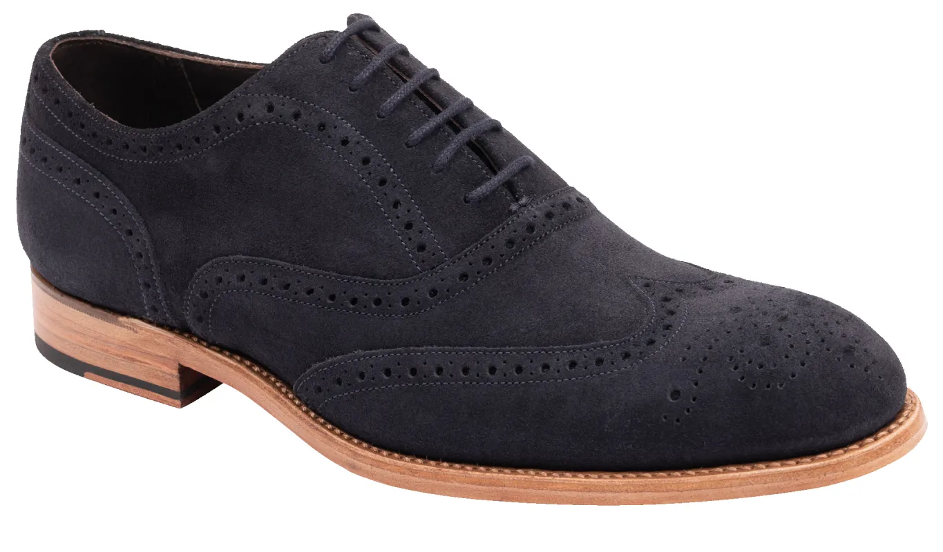 Brando 2 - Navy Suede sold by Barker Shoes