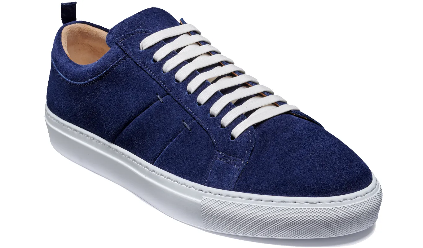 Greg - Navy Suede sold by Barker Shoes