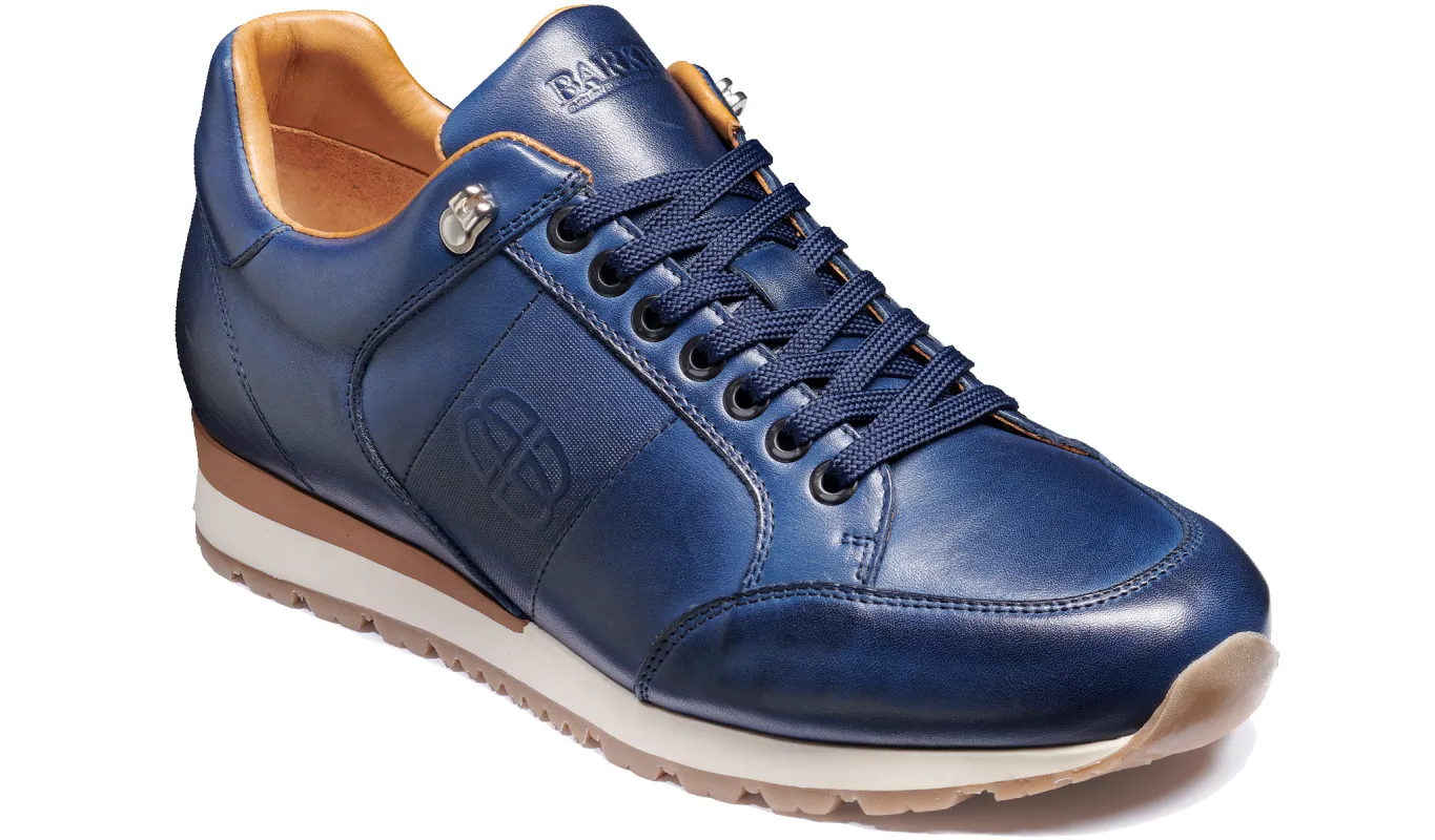 Seb - Navy Calf sold by Barker Shoes