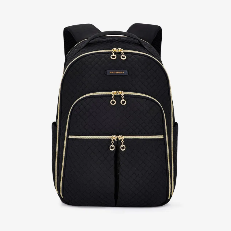 Bonchemin Black Laptop Backpacks for Women sold by Bagsmart