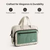 Walker Hanging Travel Toiletry Bag with Waterproof Compartment sold by Bagsmart