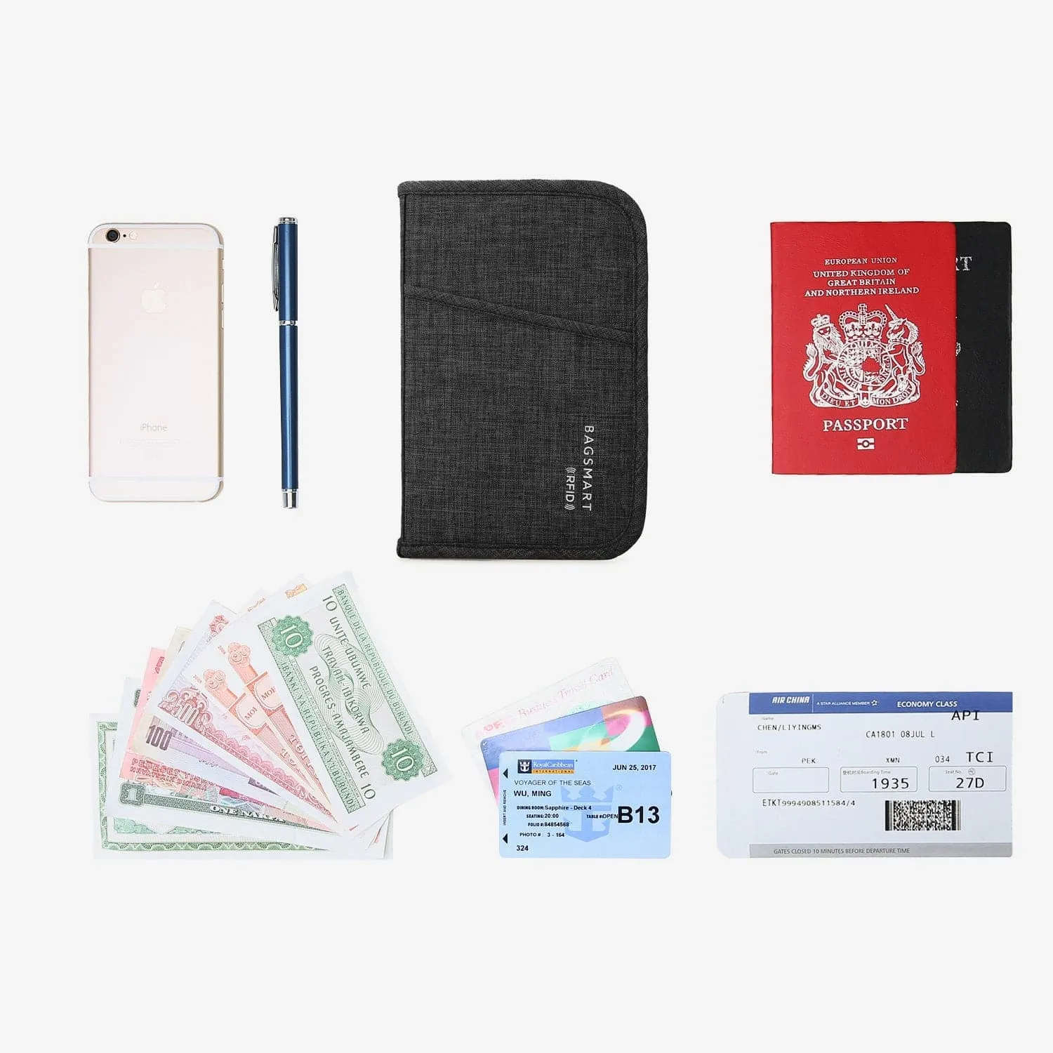 LAX Passport Holder sold by Bagsmart product image thumbnail 4