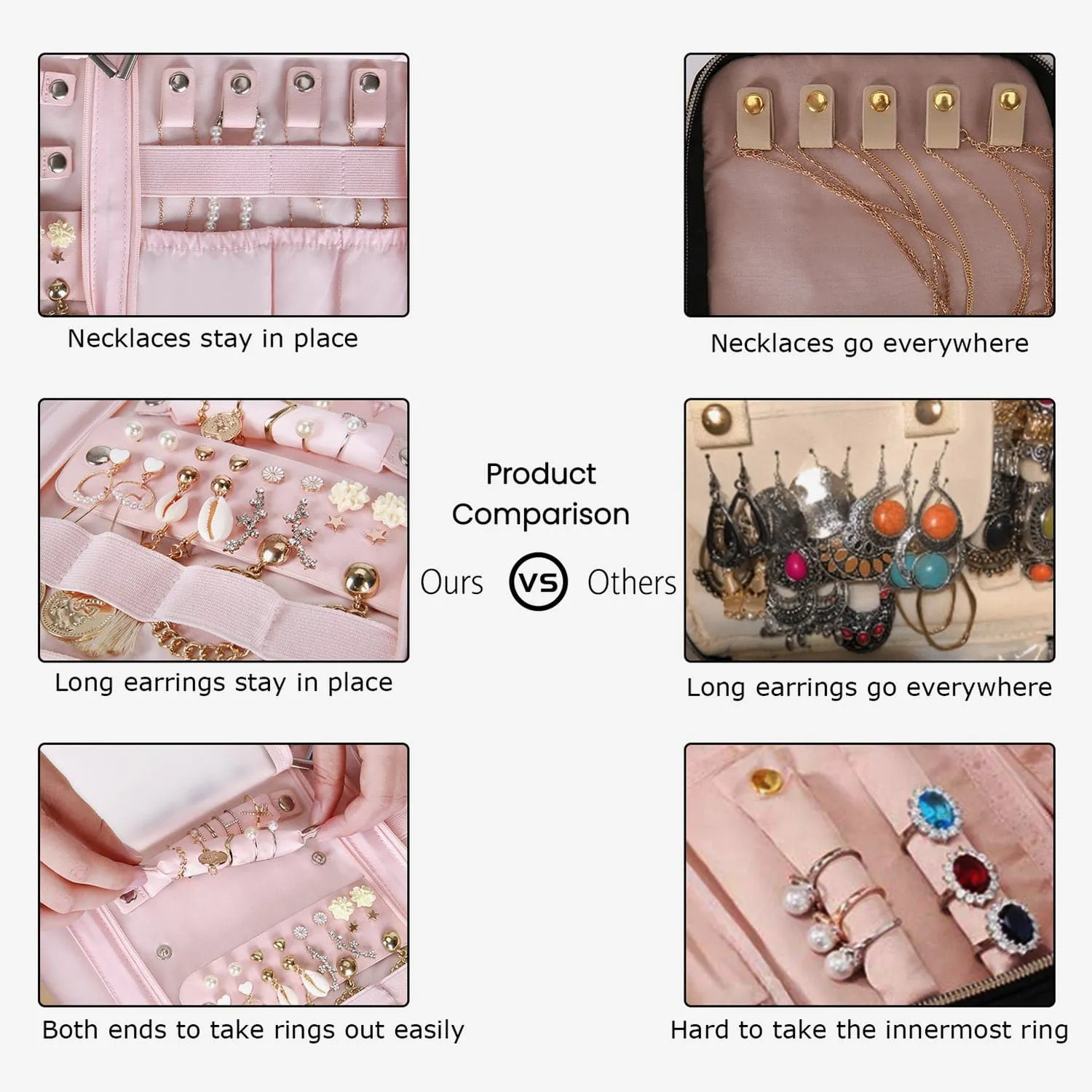 Isabella Jewelry Organizer sold by Bagsmart product image thumbnail 3