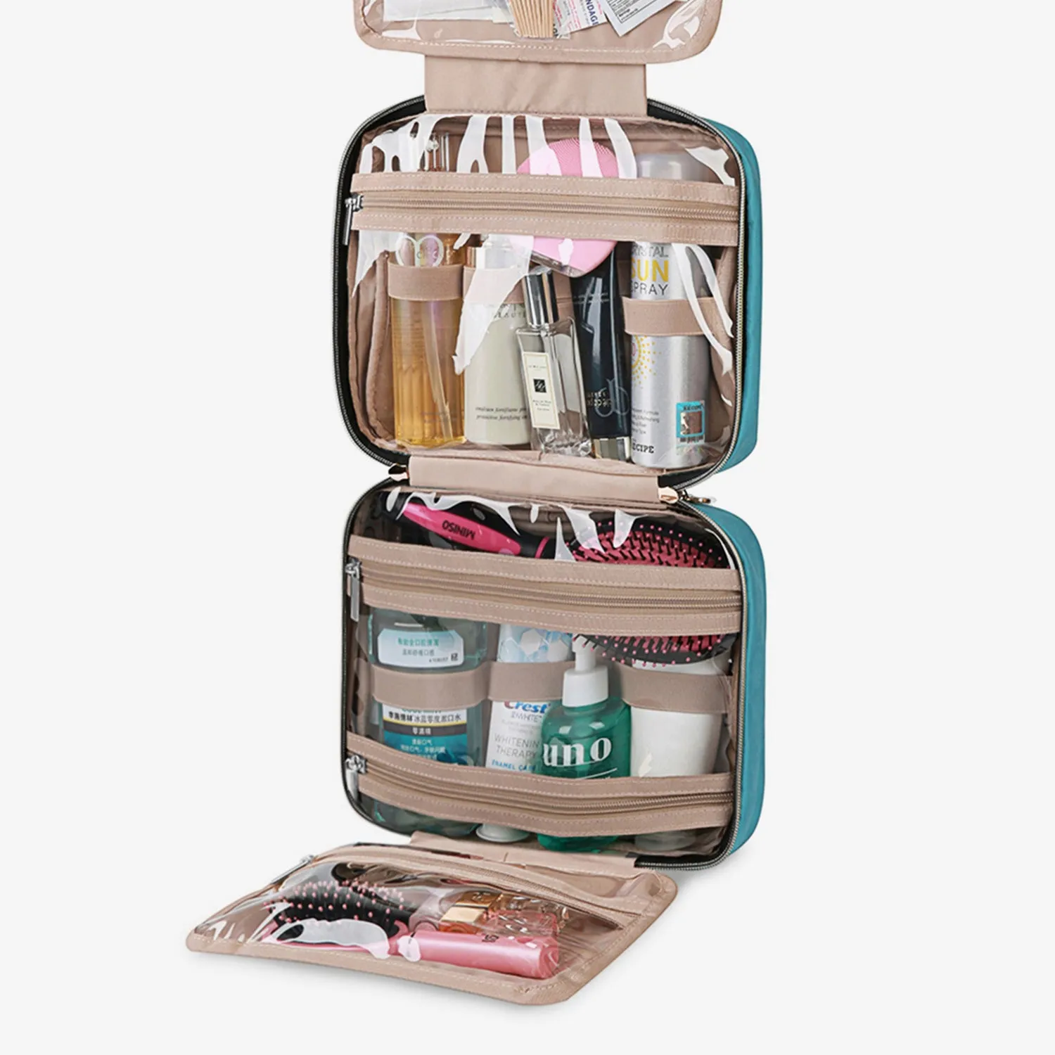Bonchemin Teal The Space Saver Toiletry Bag sold by Bagsmart product image thumbnail 5