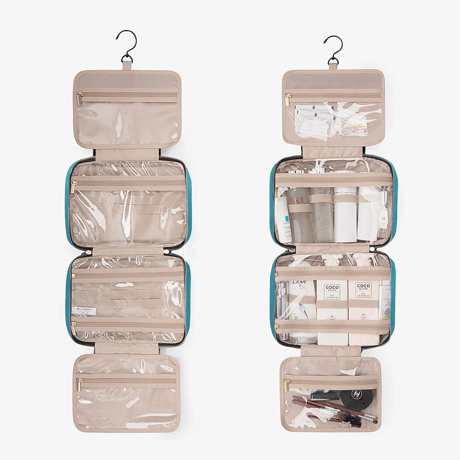 Bonchemin Teal The Space Saver Toiletry Bag sold by Bagsmart product image thumbnail 2