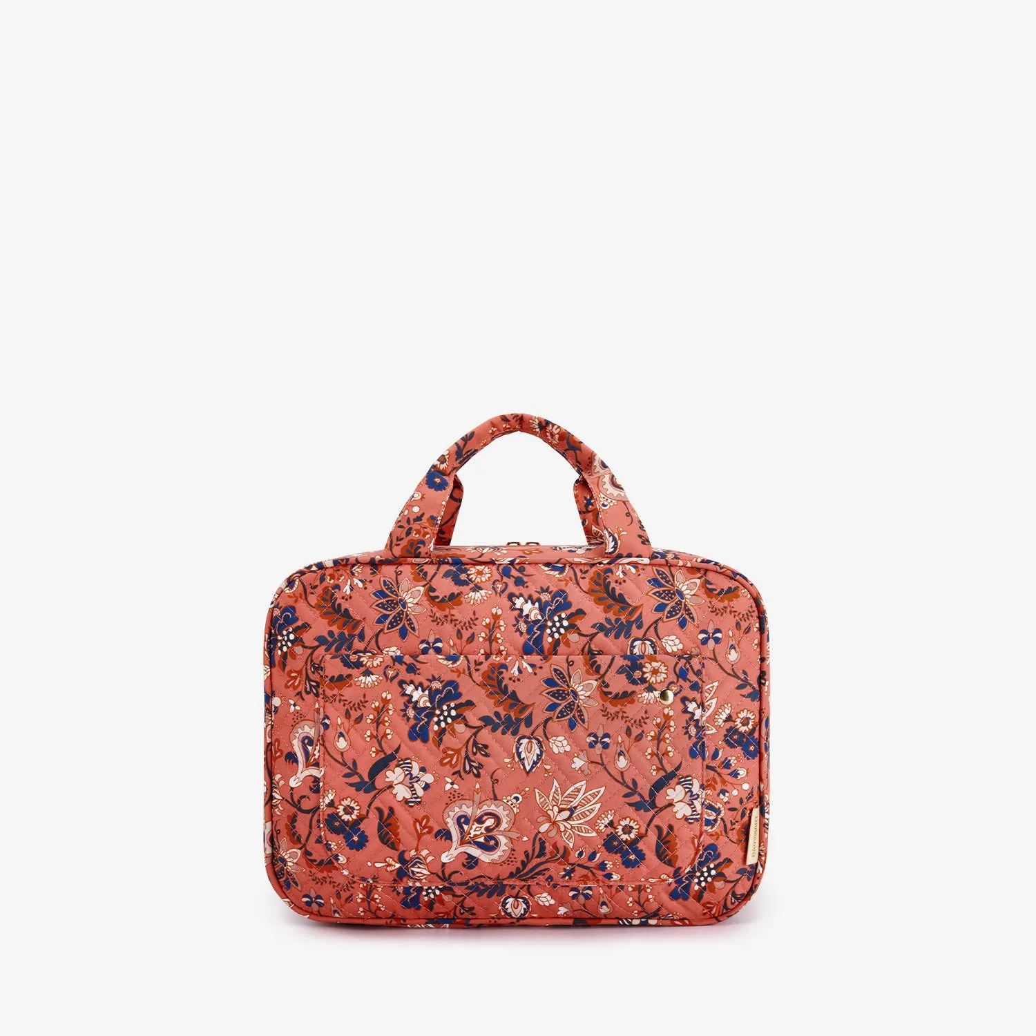 Bonchemin Red Floral The Space Saver Toiletry Bag sold by Bagsmart