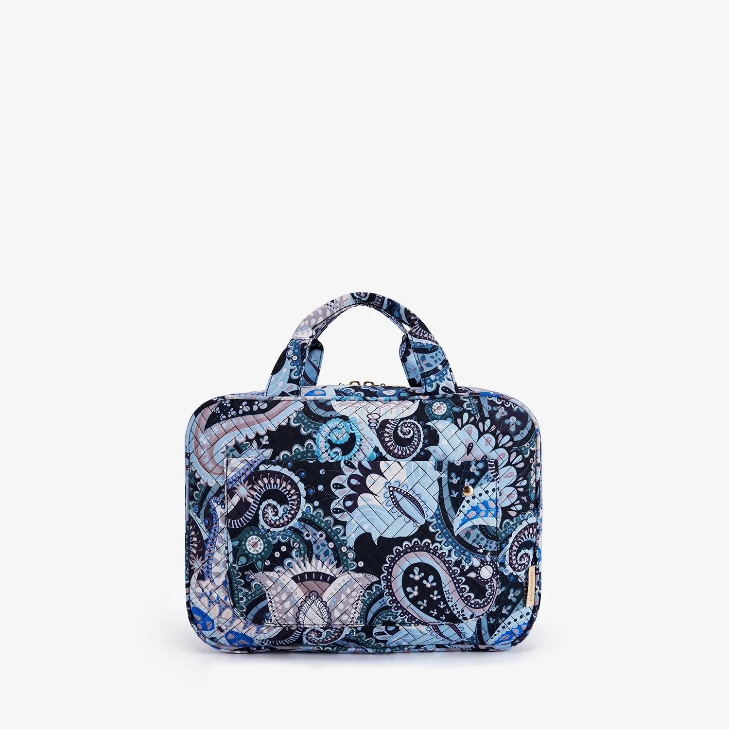Bonchemin Blue Paisley The Space Saver Toiletry Bag sold by Bagsmart