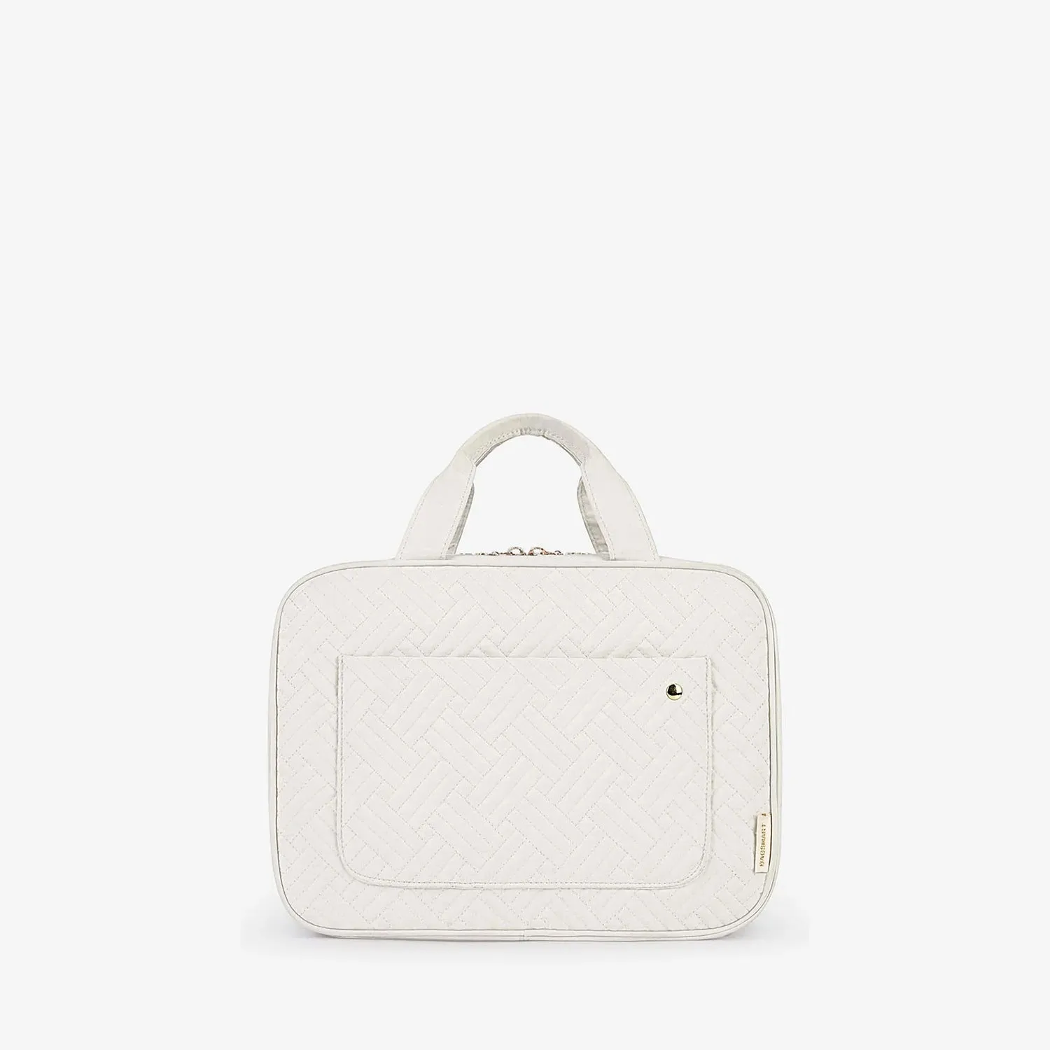 Bonchemin Beige The Space Saver Toiletry Bag sold by Bagsmart