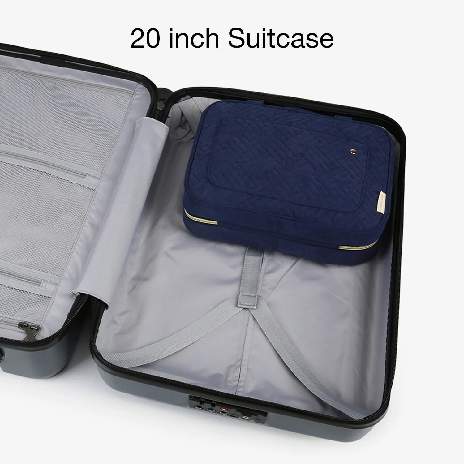 Blue Toiletry Bag sold by Bagsmart product image thumbnail 3