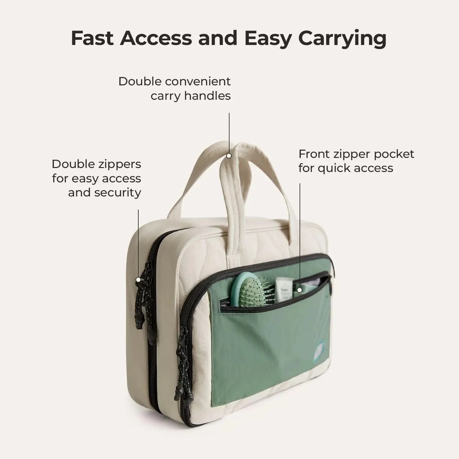 Paz Hanging Toiletry Bag sold by Bagsmart product image thumbnail 4