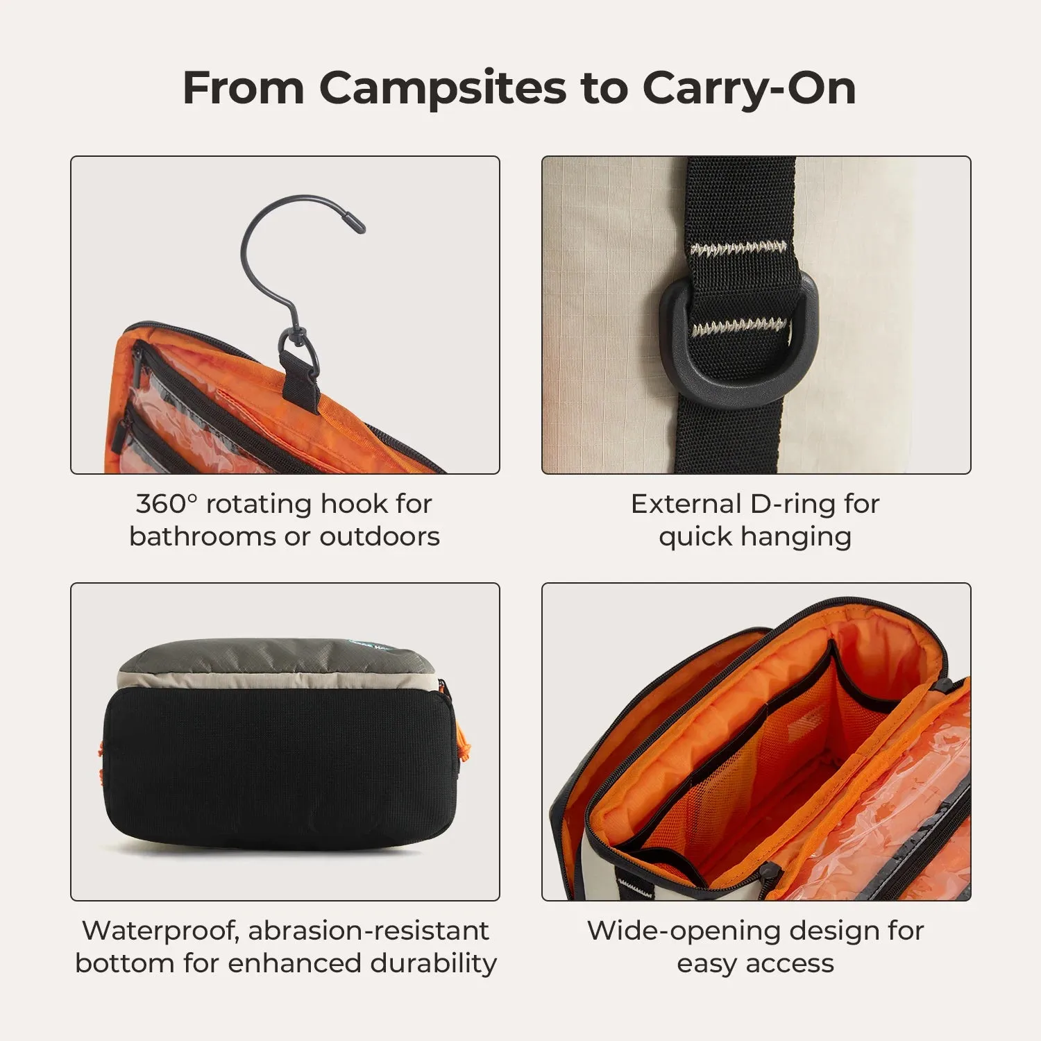 Blast 4.5L Hanging Toiletry Bag sold by Bagsmart product image thumbnail 5